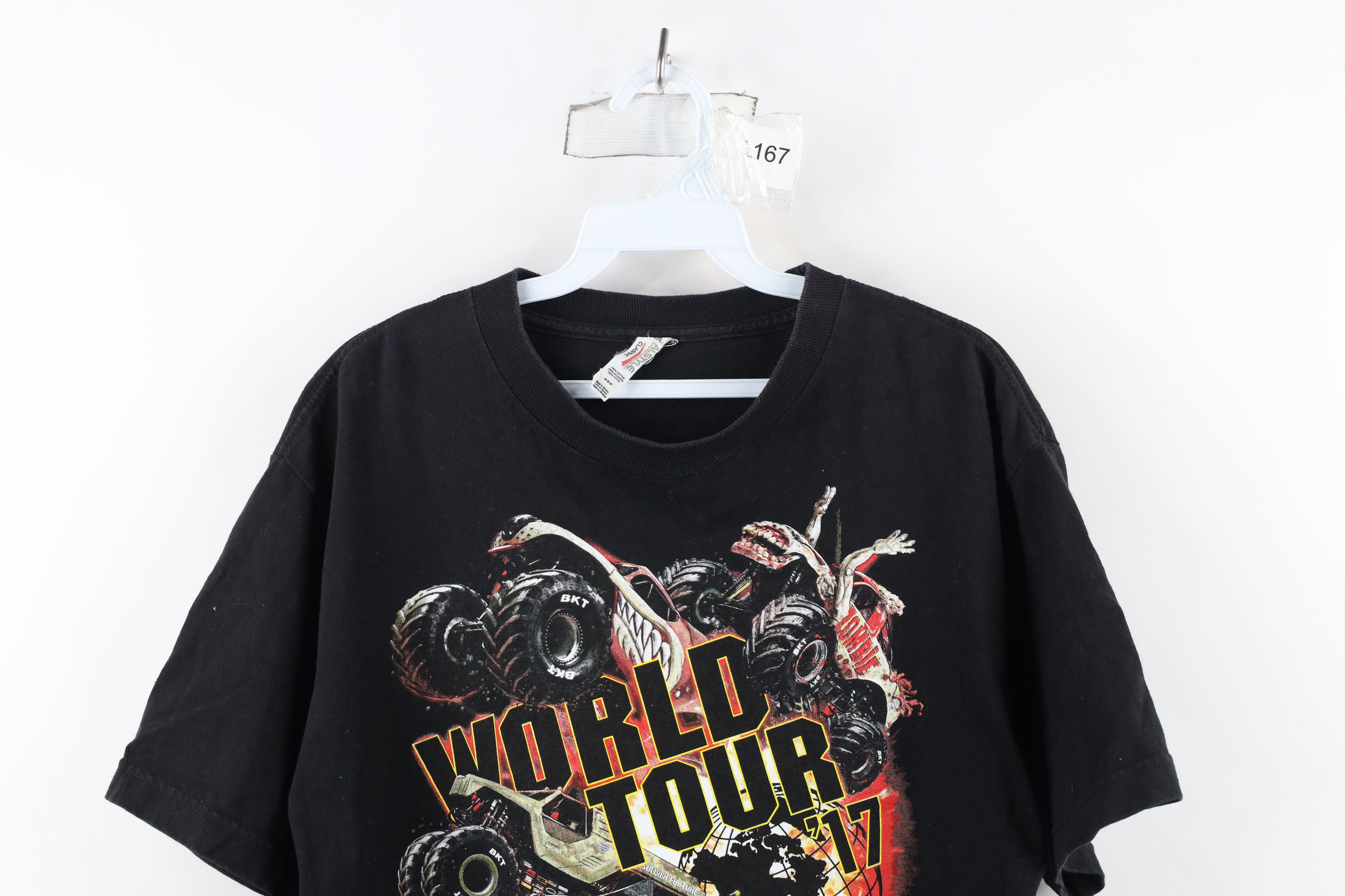 Vintage Vintage Y2K 2017 Monster Jam Digger Monster Truck T-Shirt Size US M / EU 48-50 / 2 - 2 Thumbnail