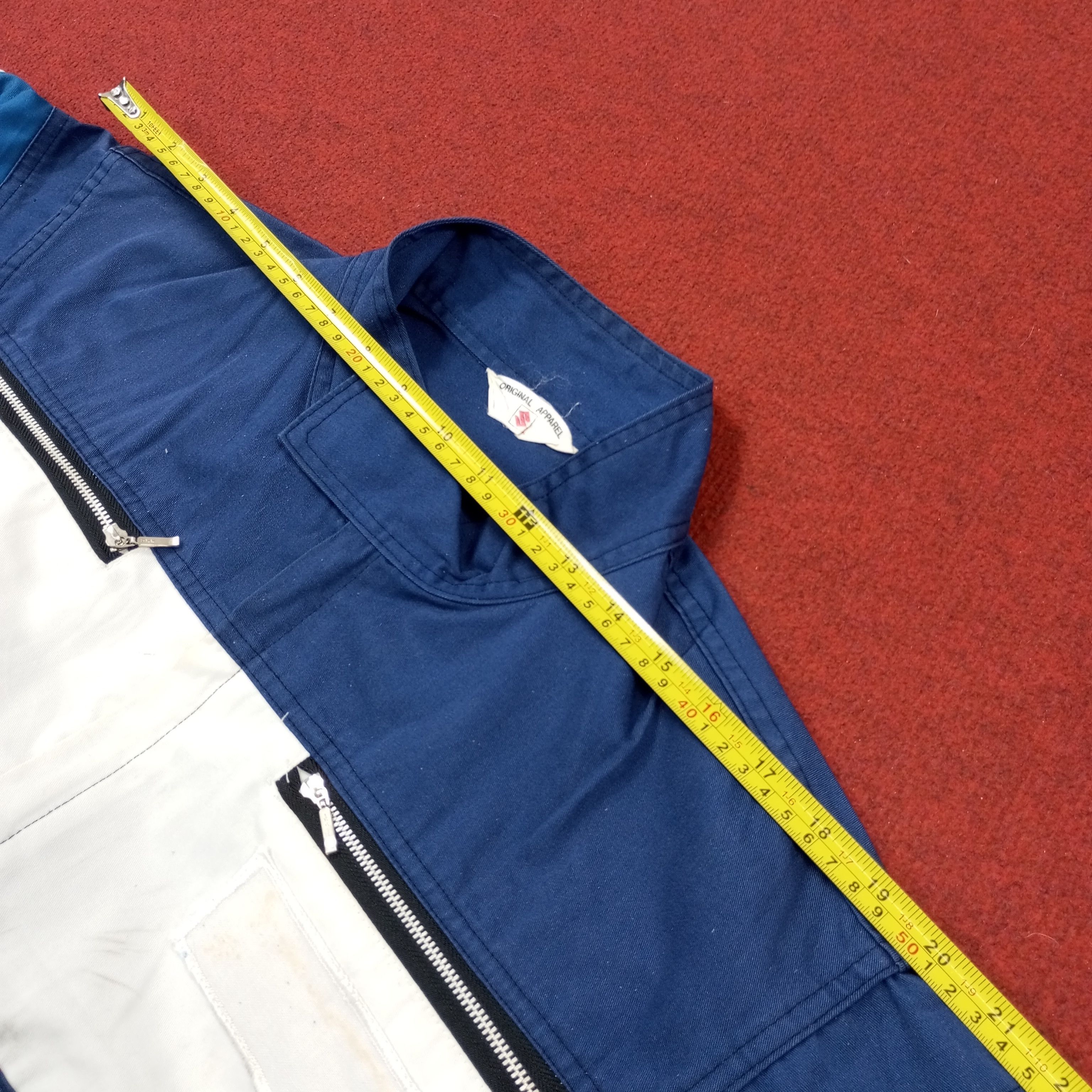Japanese Brand × Vintage Team Suzuki Racing Workwear Style Coverall Jacket Size US M / EU 48-50 / 2 - 14 Thumbnail