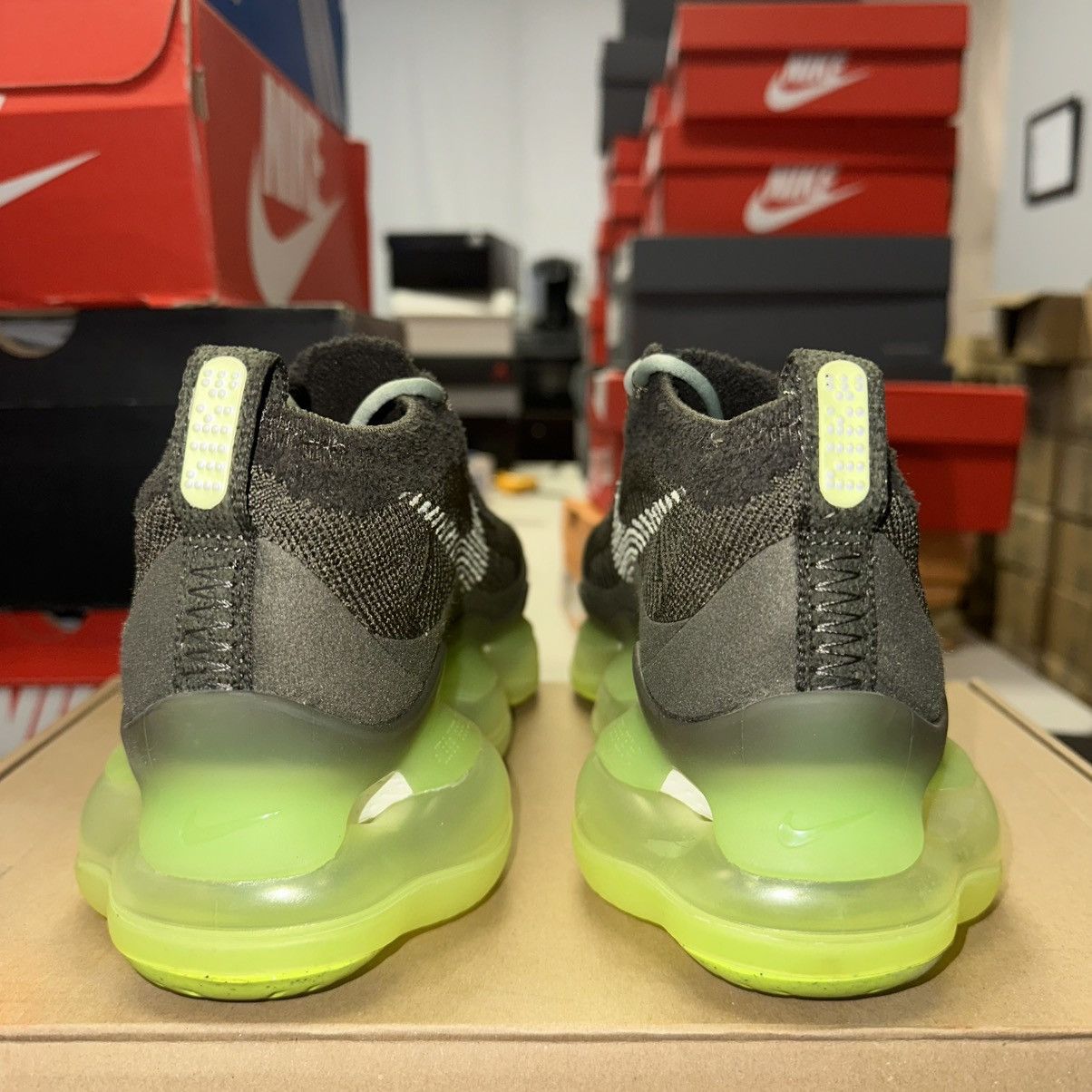 Nike Size 8.5 - Nike Air Max Scorpion FK Green-Volt DJ4701-300 Size US 8.5 / EU 41-42 - 4 Thumbnail