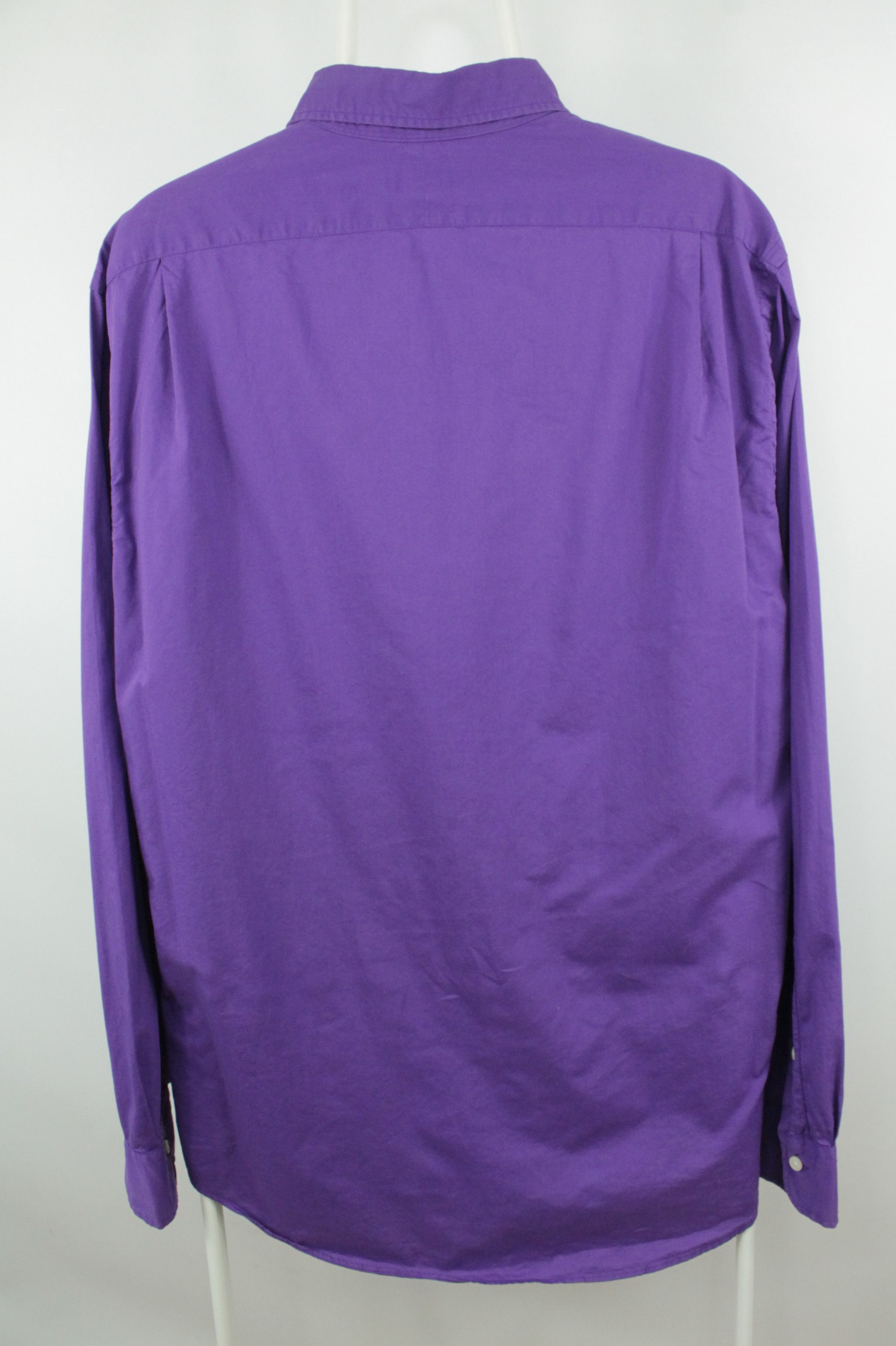 Polo Ralph Lauren × Ralph Lauren Polo Ralph Lauren Slim Fit Garment Dyed Purple Light Shirt Size US XL / EU 56 / 4 - 6 Thumbnail