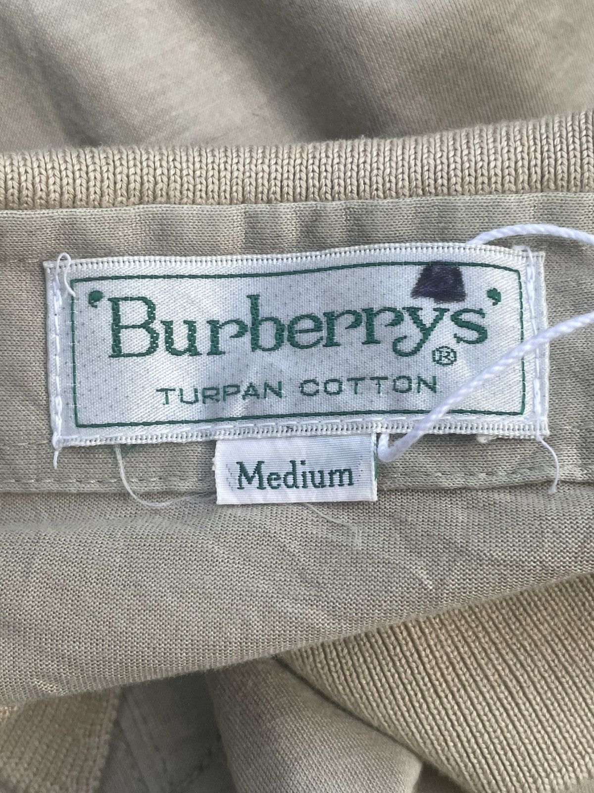 Burberry × Designer × Vintage Vintage Burberrys Polo Tshirt Size US M / EU 48-50 / 2 - 14 Thumbnail