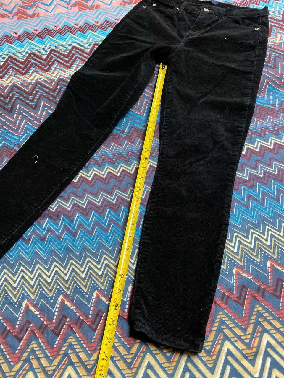 Gap × Vintage Gap Modern Legging Velvet Pant Green Size 36" / US 14 / IT 50 - 12 Thumbnail