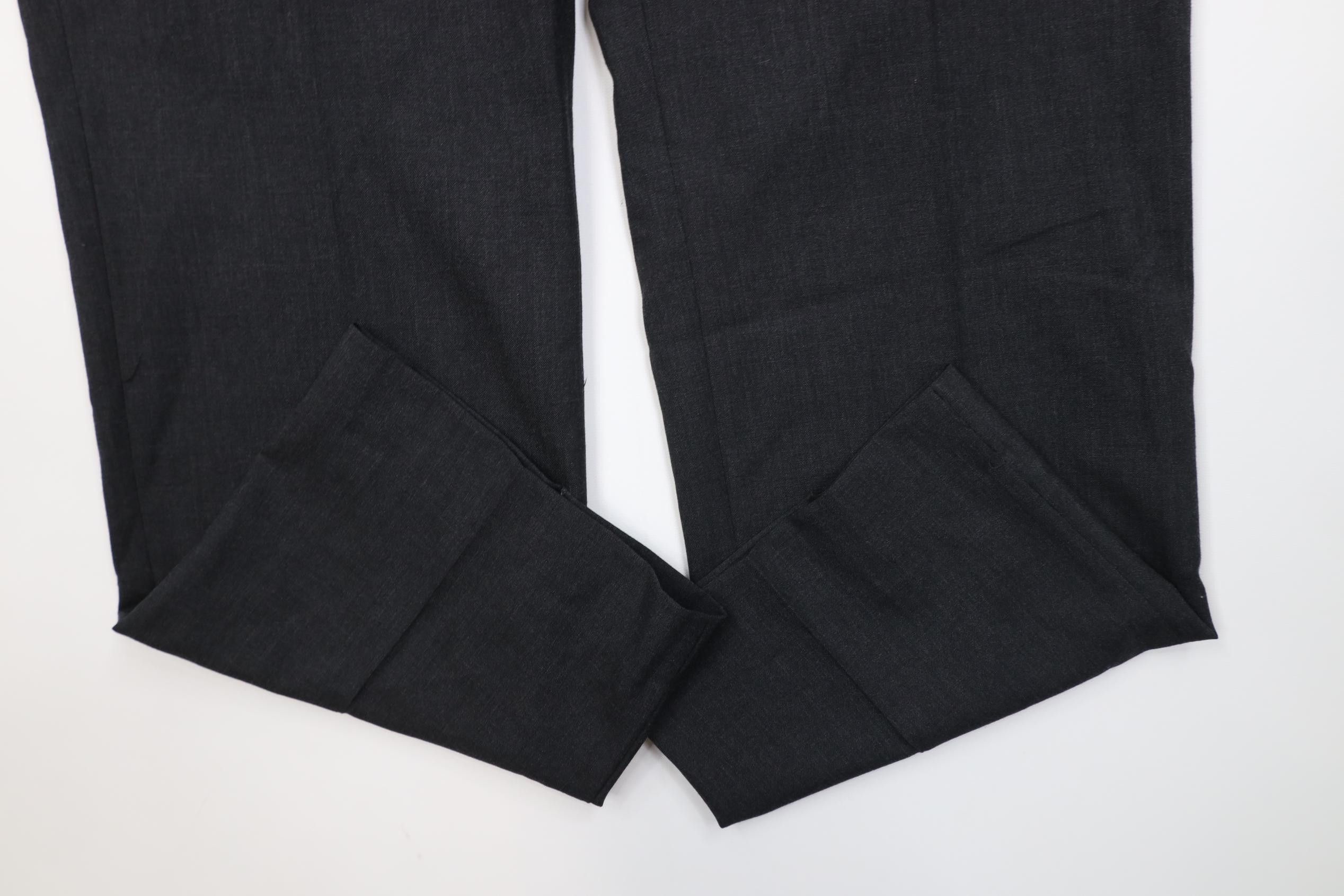 Vintage Vintage 90s Streetwear Wool Knit Wide Leg Chino Pants Gray Size US 38 / EU 54 - 5 Thumbnail