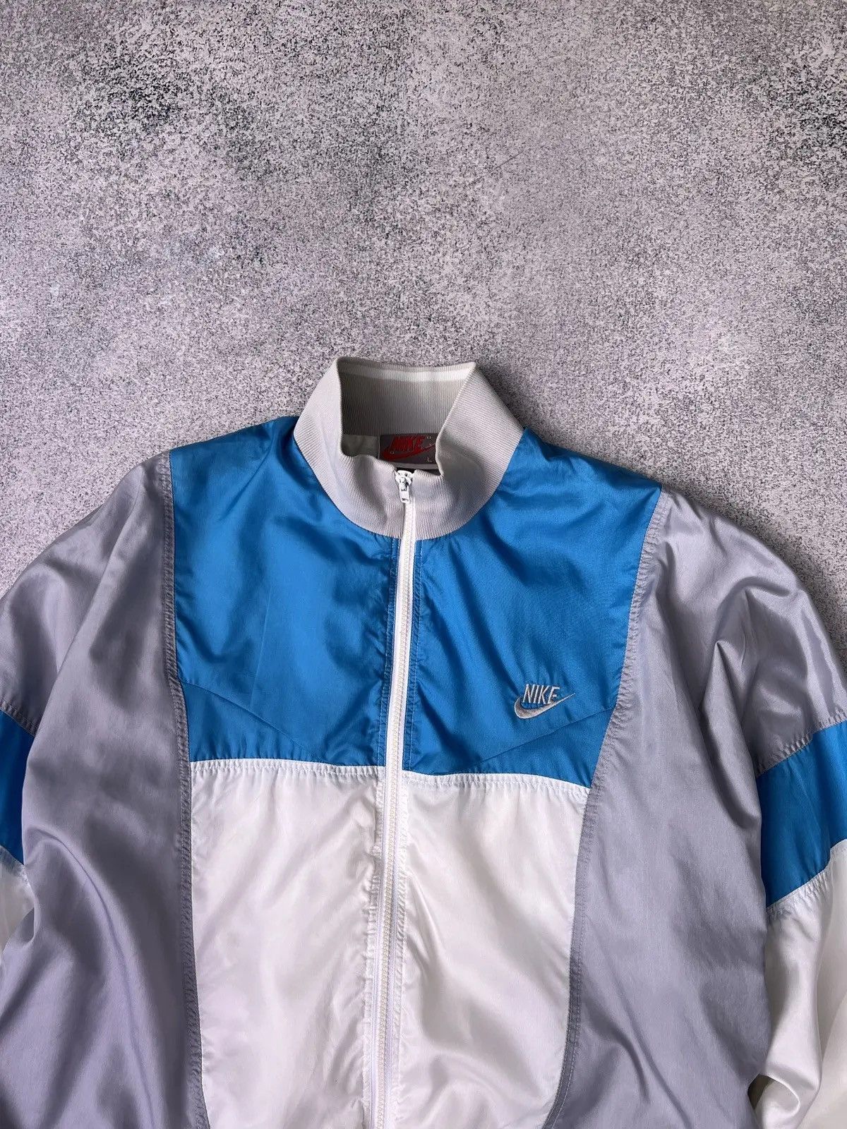 Nike × Vintage NIKE Windbreaker Jacket Coat Vintage 1980s Windrunner Retro Size US L / EU 52-54 / 3 - 6 Thumbnail