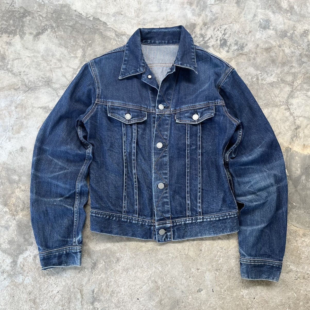 Vintage INDIVI jacket denim made in Japan Size US XXS / EU 40 - 2 Thumbnail