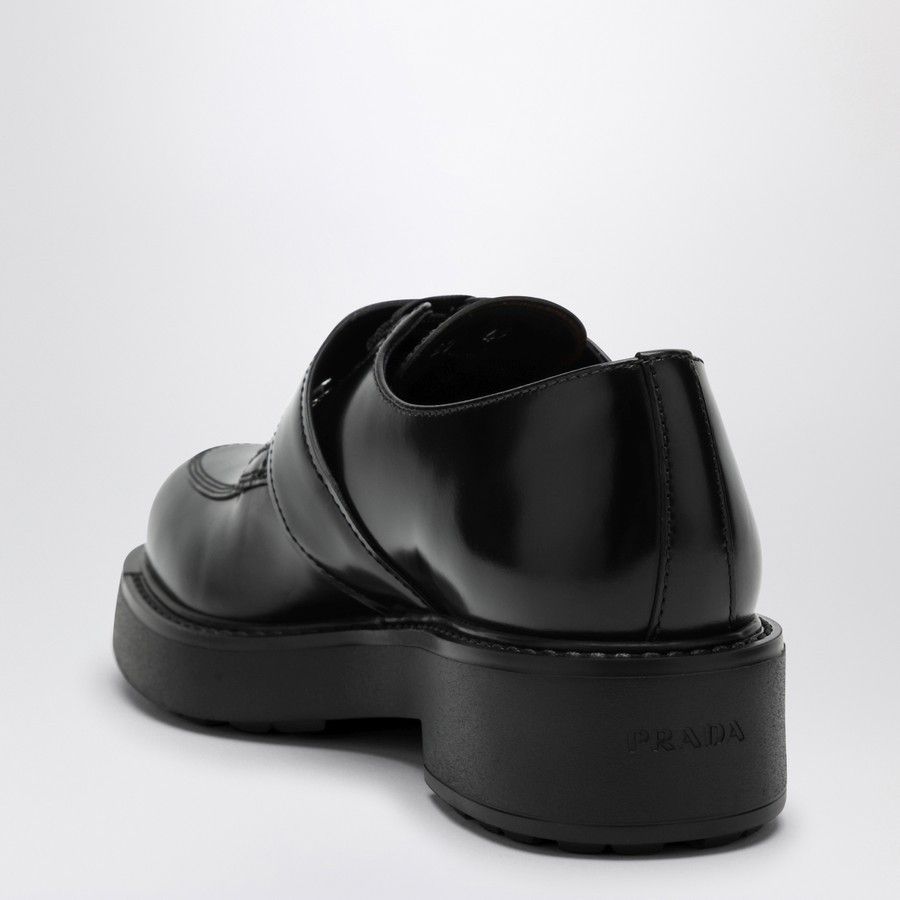 Prada o1d2blof0924 Lace-Up with Strap in Black Size US 7.5 / IT 37.5 - 4 Thumbnail