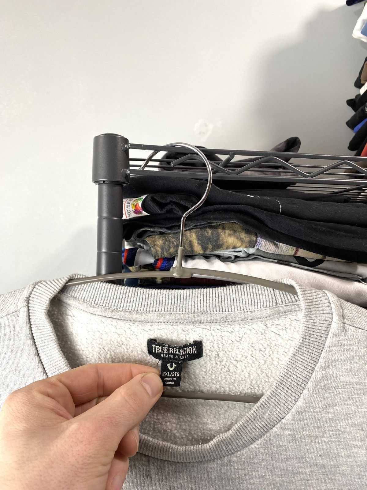 True Religion Vintage True Religion Sweatshirt Hype Sup Reme Size US XXL / EU 58 / 5 - 4 Thumbnail