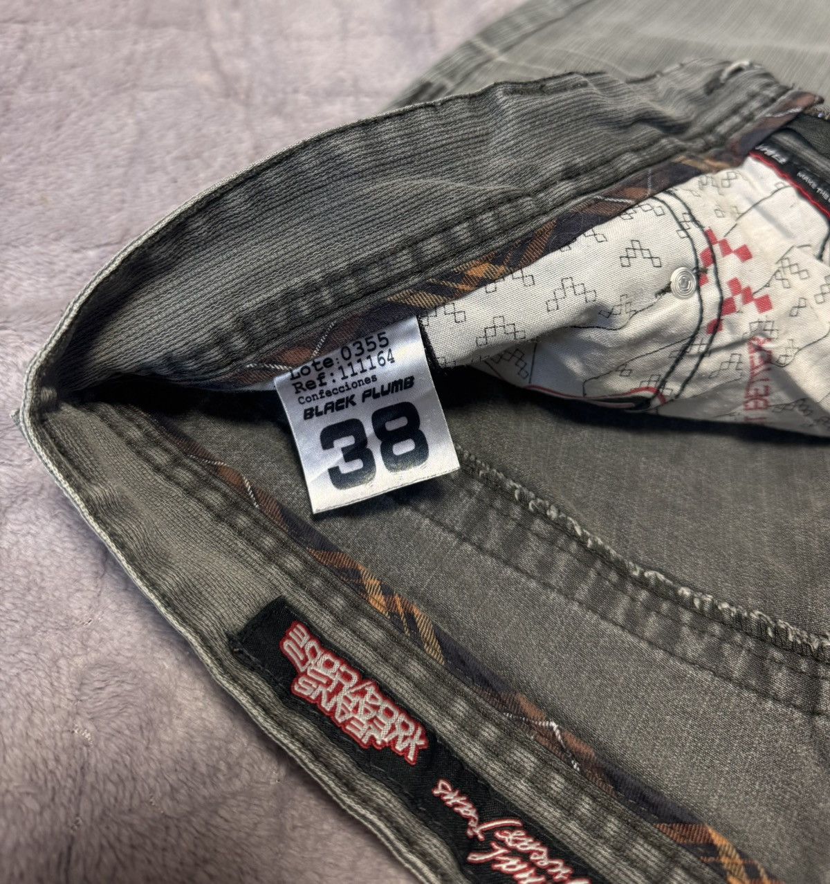 Japanese Brand × Vintage Vintage sk8 rap Black Plumb Denim Pants Size US 38 / EU 54 - 7 Thumbnail