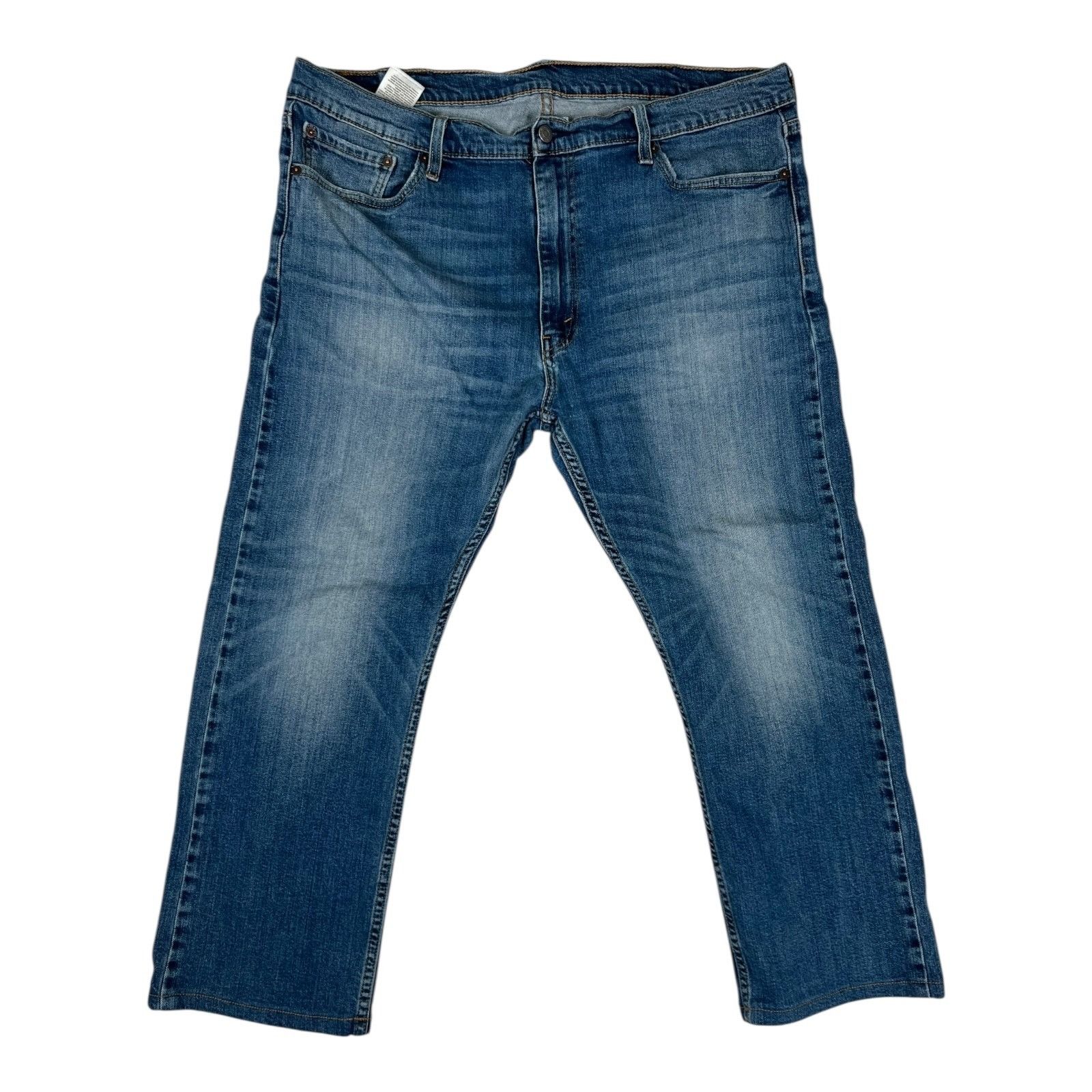 Levi's Levi's 513 Jeans Mens 40x27 Blue Denim Straight Leg Classic Size US 40 / EU 56 - 1 Thumbnail