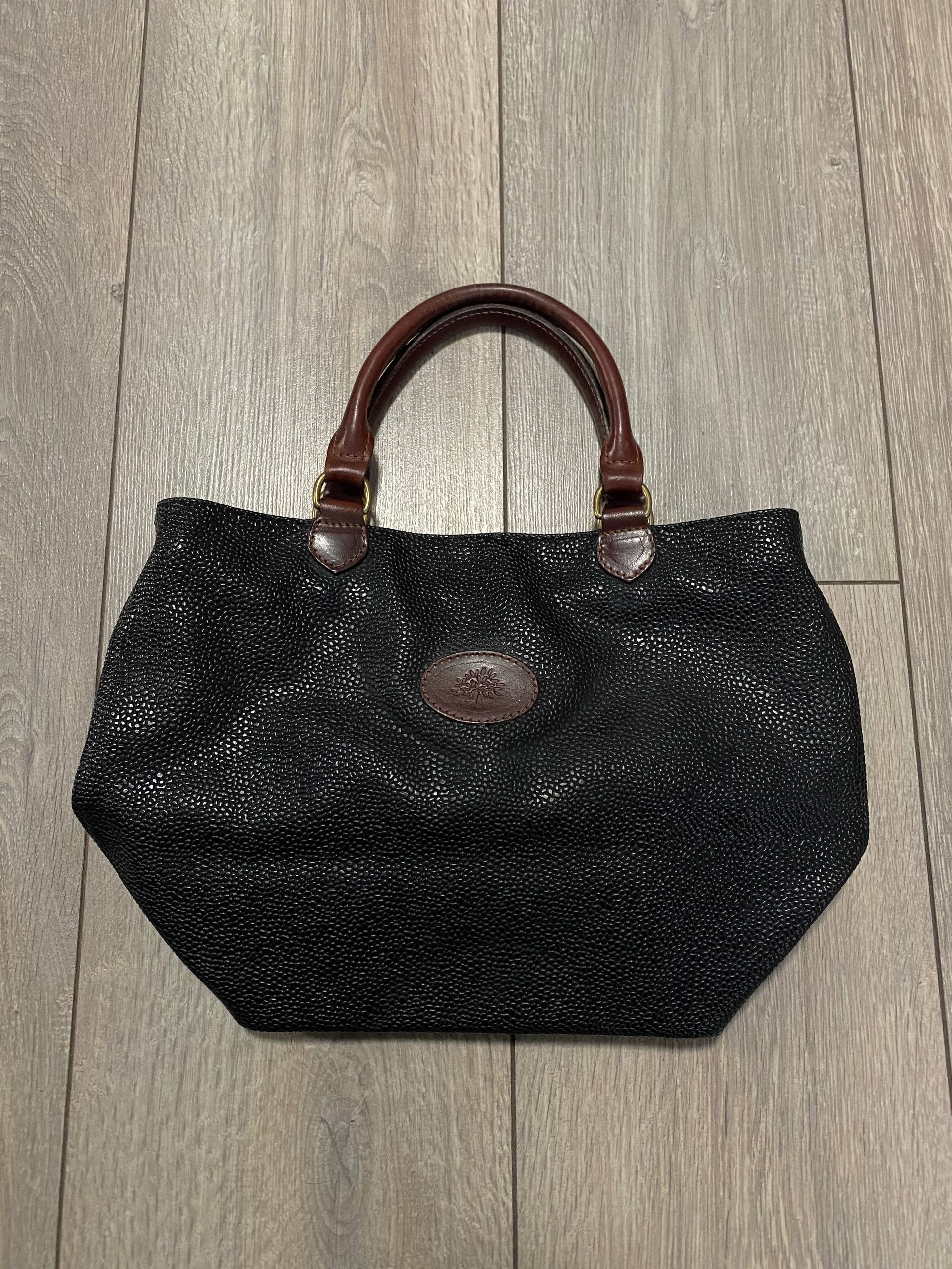 Mulberry Mulberry Handbag Vintage Hellier Classic Scotchgrain Leather Size ONE SIZE - 1 Thumbnail