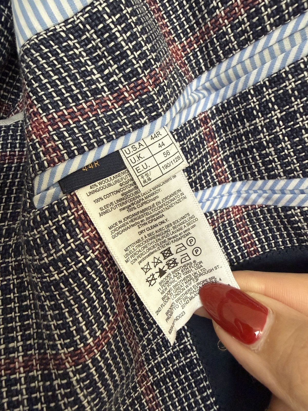Brooks Brothers Brooks Brothers Plaid Men’s Blazer Size 44R - 6 Thumbnail