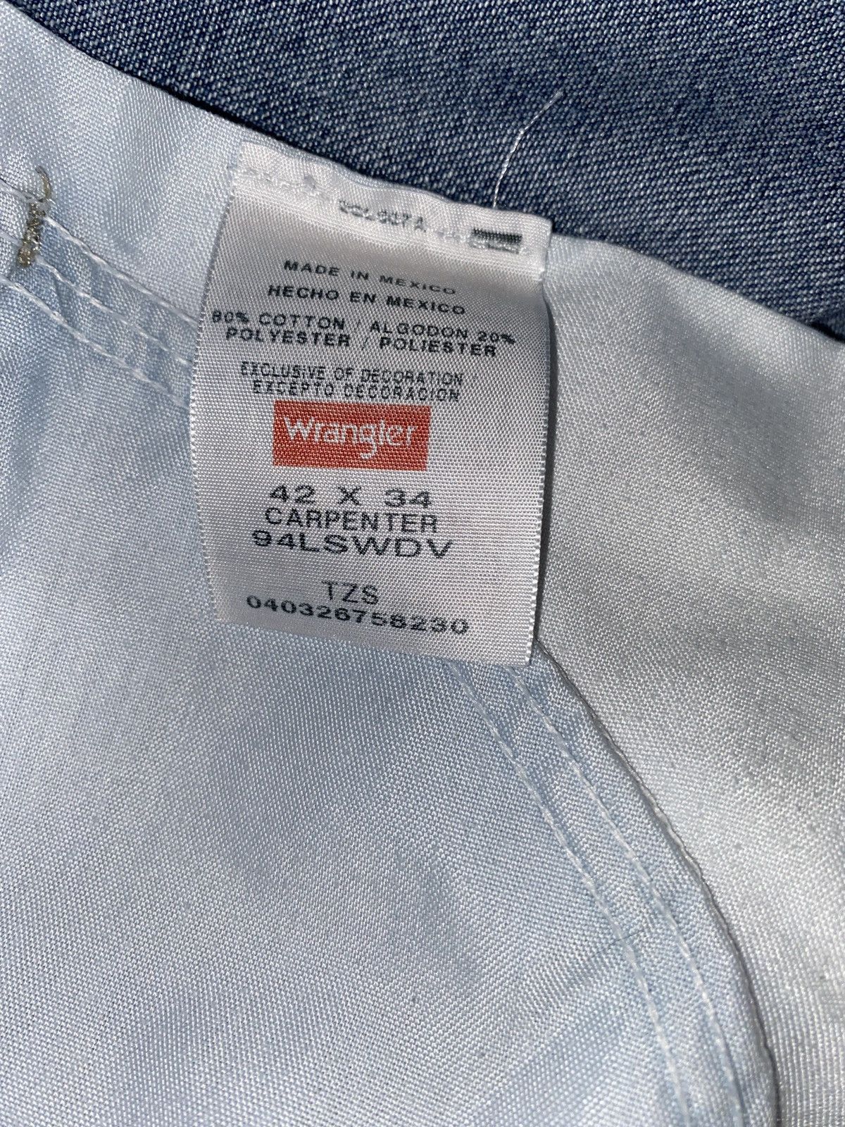 Carhartt Crazy Y2K Baggy Wrangler Carpenter Jeans Size US 42 / EU 58 - 8 Thumbnail