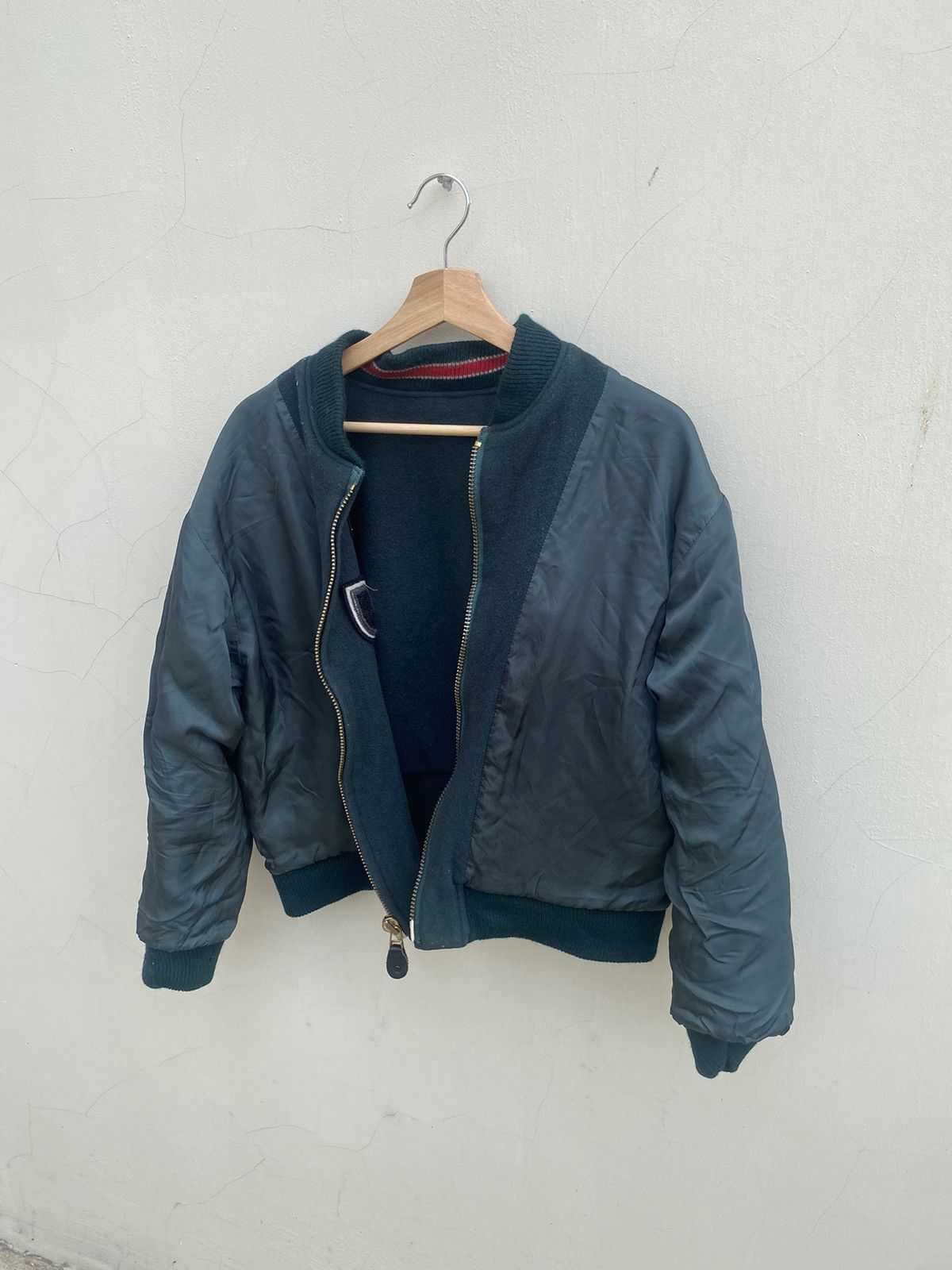 BUFFALO BOBS 1980s Just Bigi - Wol Boxy Varsity Jacket Size US M / EU 48-50 / 2 - 7 Thumbnail