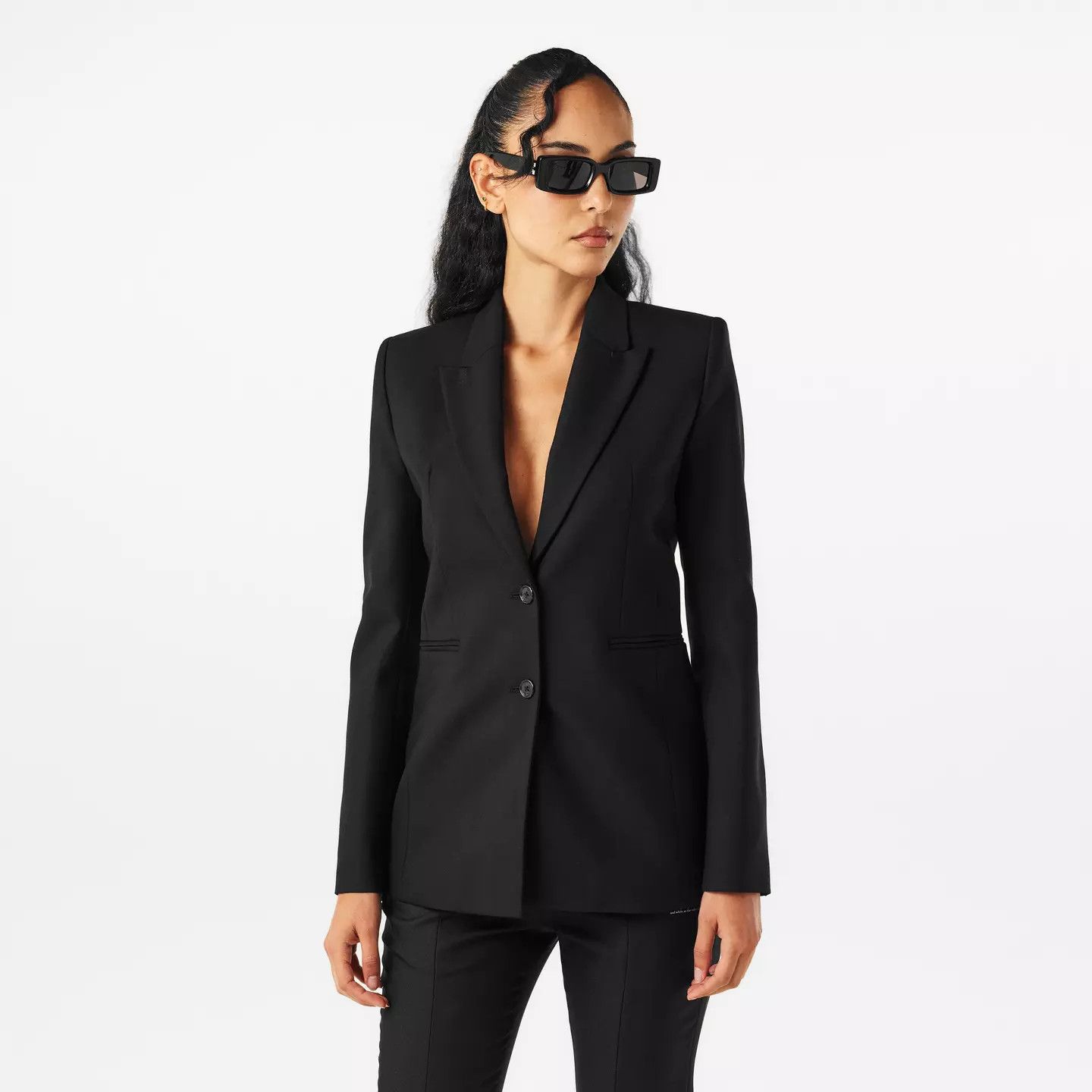 Off-White o1y1125 Blazer in Black Size XS / US 0-2 / IT 36-38 - 3 Thumbnail
