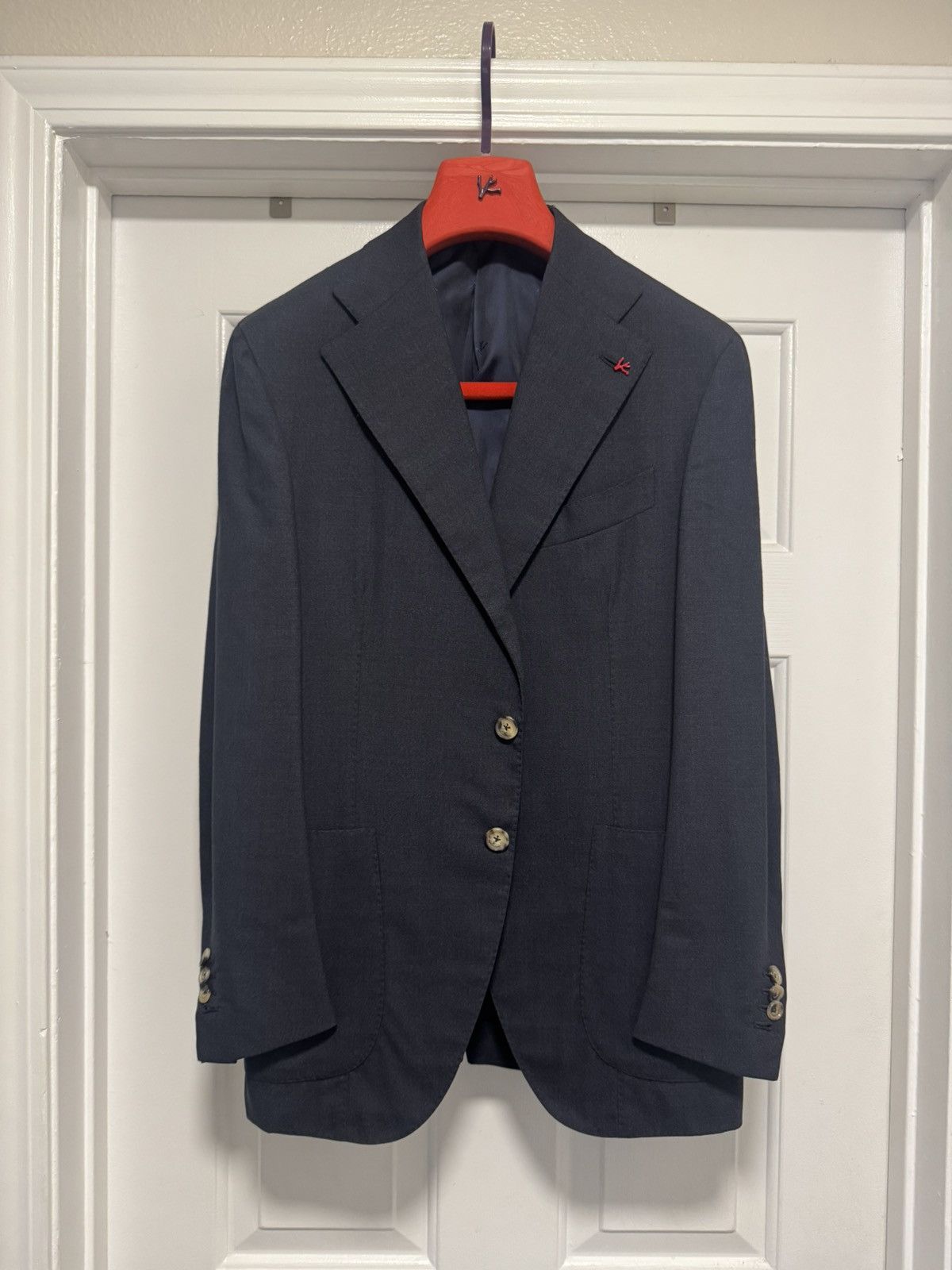 Isaia ISAIA 40R Navy Wool Jacket Size 38R - 1 Thumbnail
