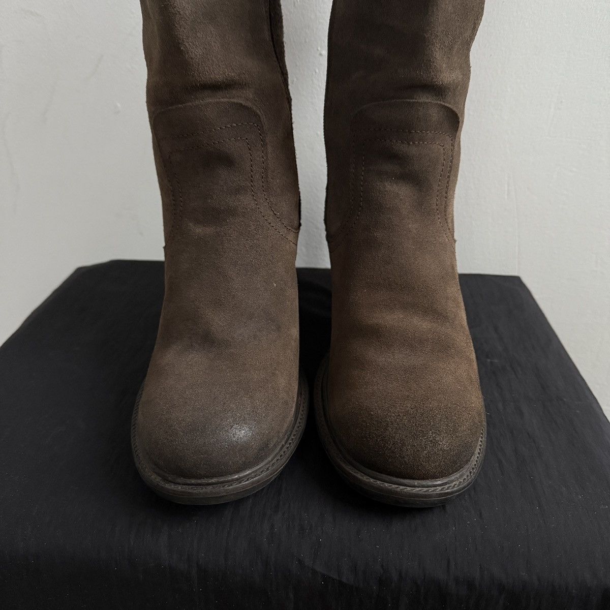 Vintage Vintage Italy Heel Suede Boots Size US 5 / IT 35 - 5 Thumbnail