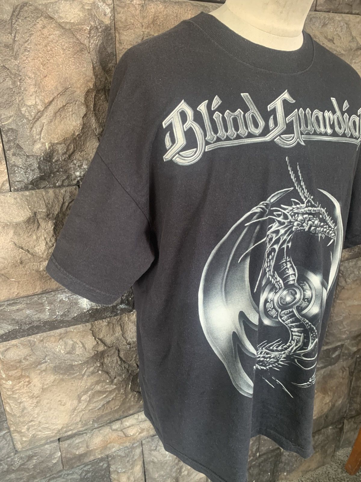Band Tees × Vintage Vintage 2003 Blind Guardian German Metal Band Tour T shirt Size US XL / EU 56 / 4 - 5 Thumbnail