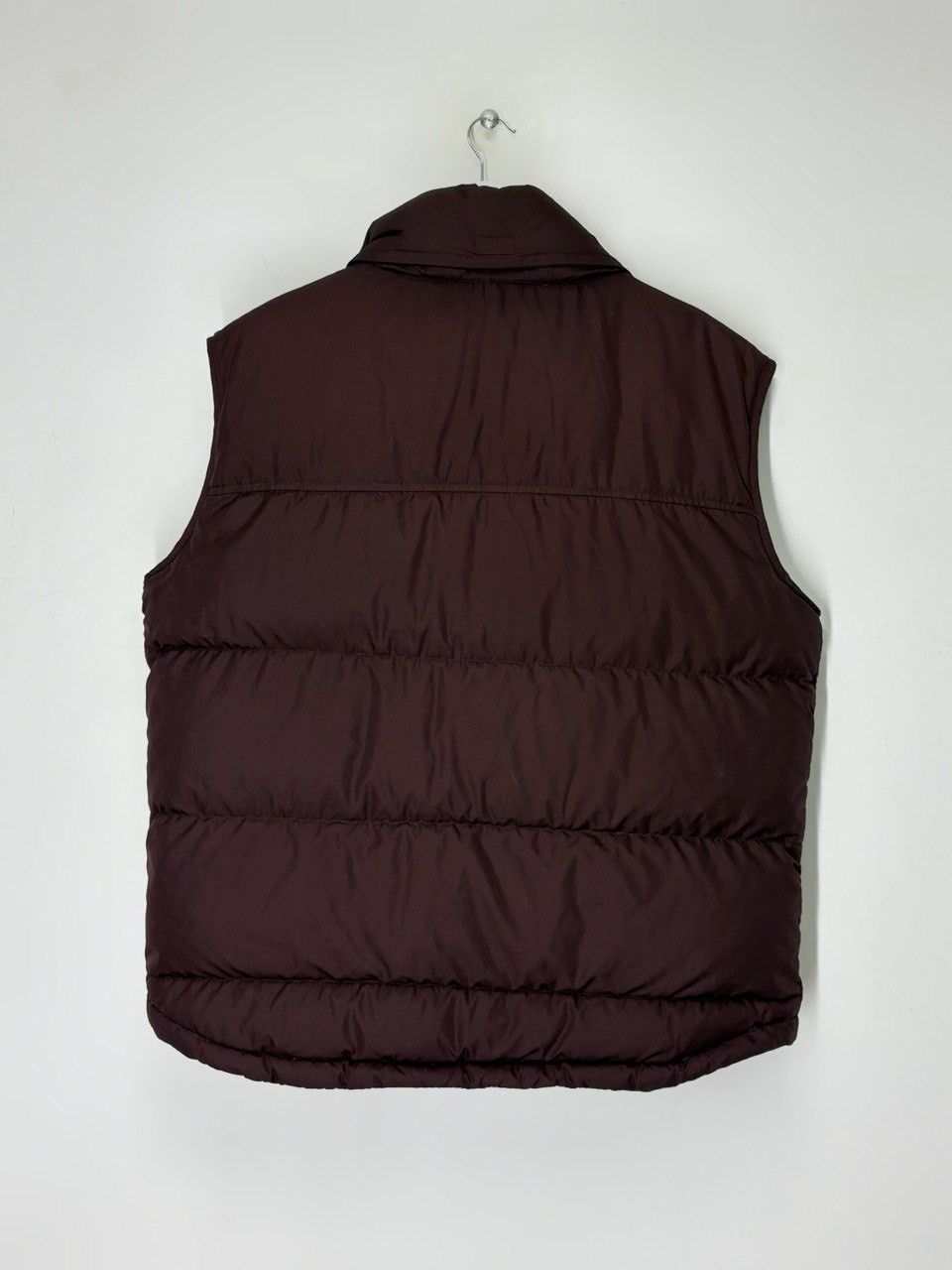Nike 00s Vintage Nike Brown with Cherry Shade Down Puffer Vest Size US L / EU 52-54 / 3 - 2 Thumbnail