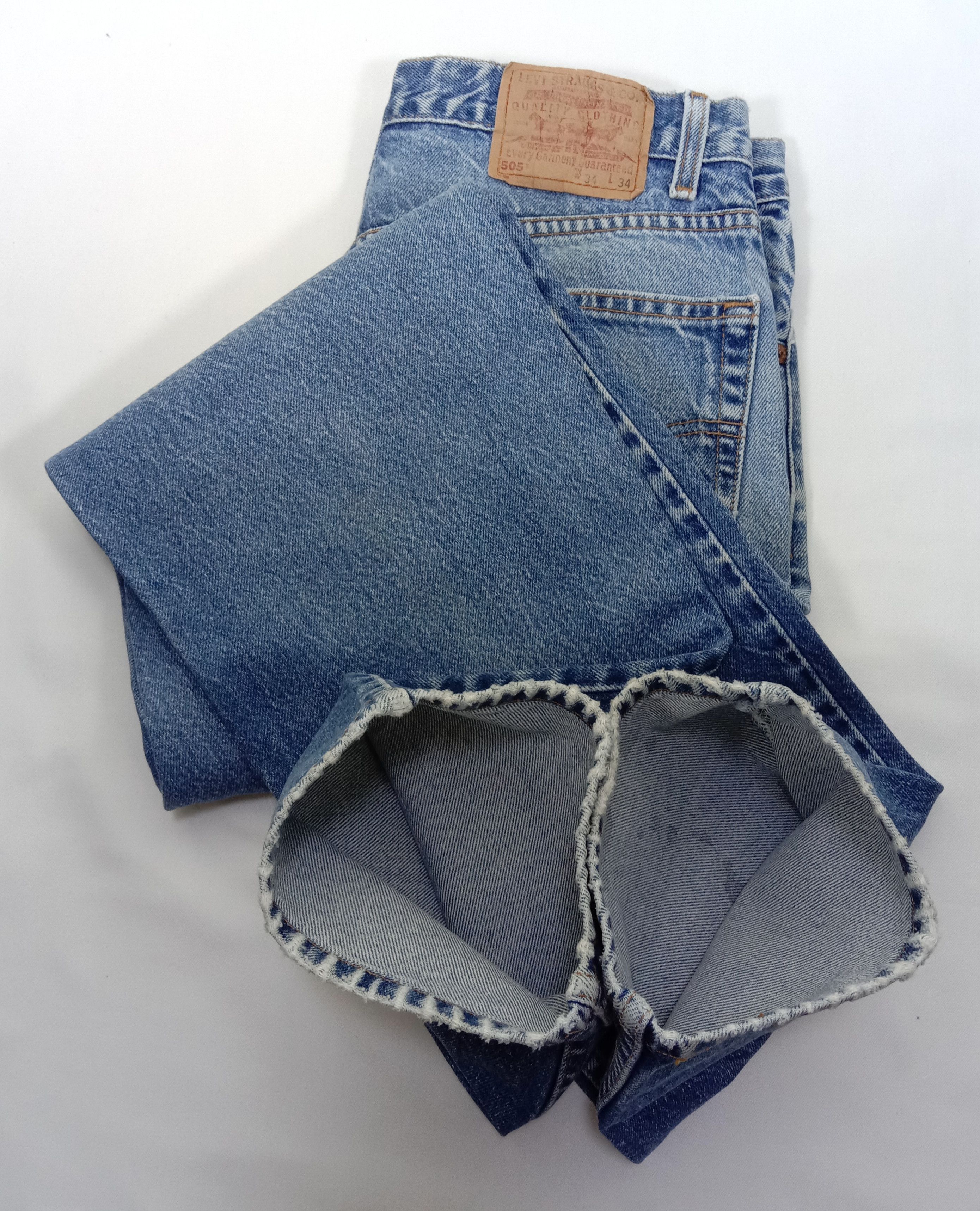 Levi's Vintage Levi's 505 Jeans Blue Washed Regular Fit Denim Size US 32 / EU 48 - 17 Thumbnail