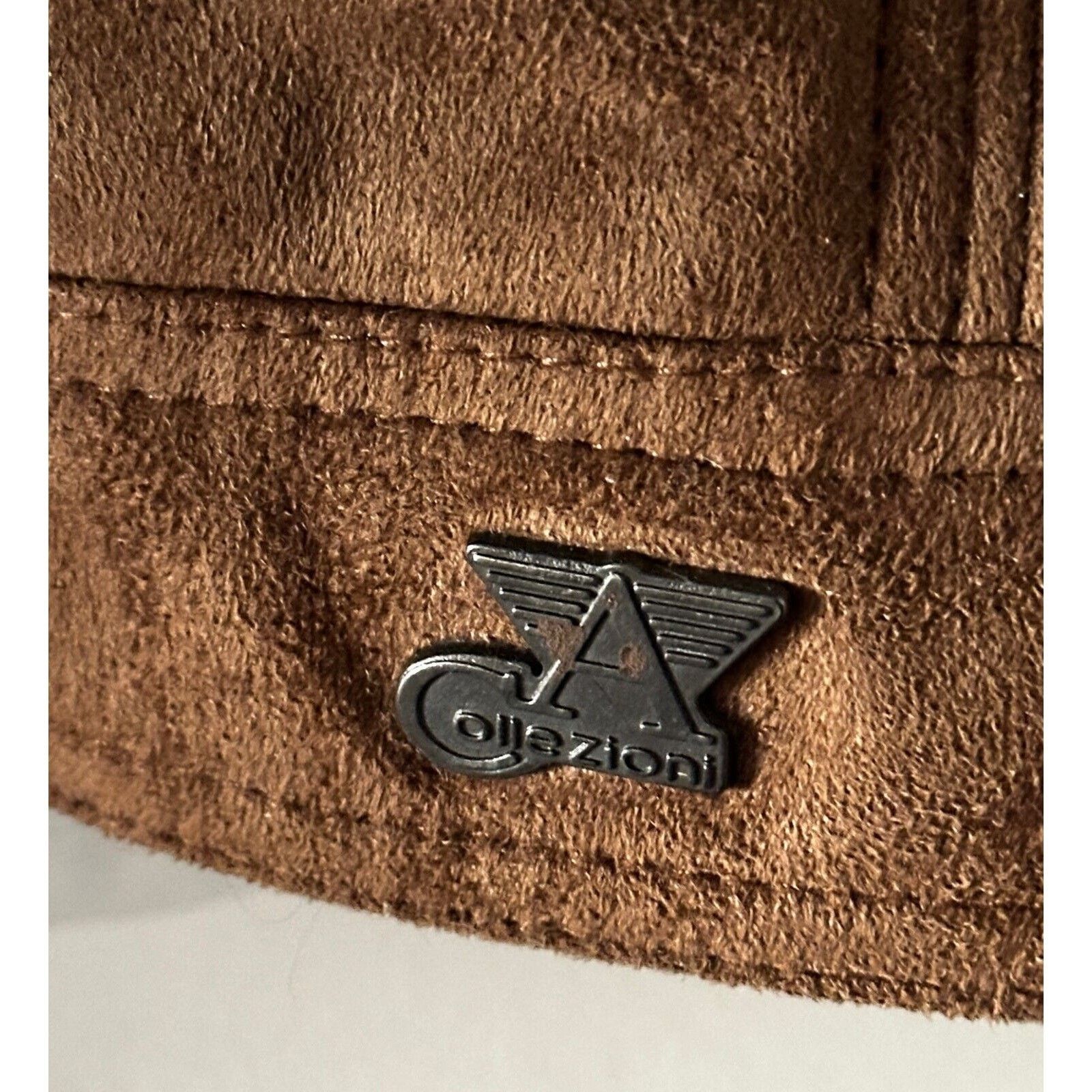 Armani Collezioni Collezioni Brown Faux Suede Jacket NWT Men’s M Made in Italy Size US M / EU 48-50 / 2 - 5 Thumbnail