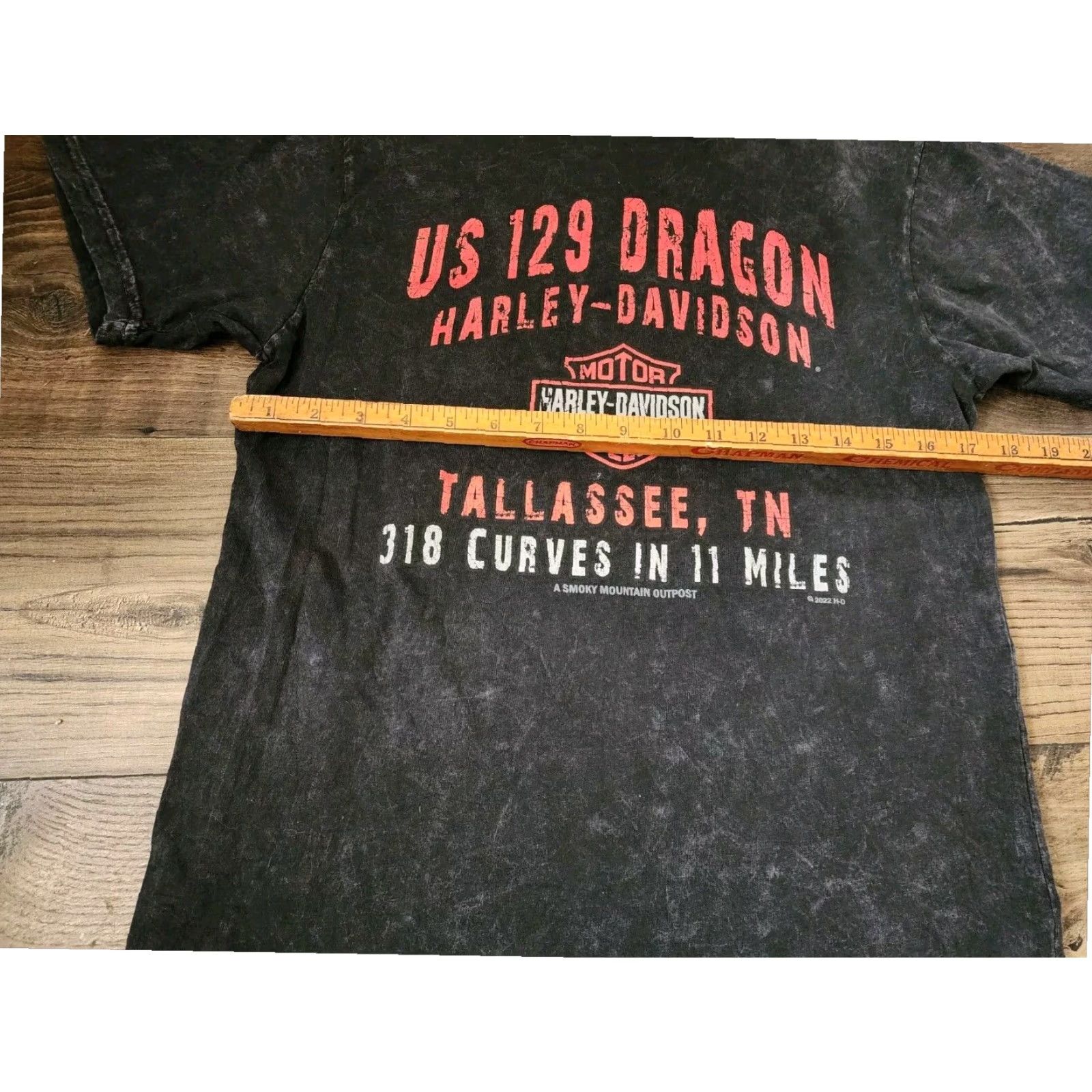 Harley Davidson Harley Davidson Double Sided T Shirt Mens Black Short Sleeve US 129 Dragon Tallassee Tennessee Motorcycle Size US S / EU 44-46 / 1 - 3 Thumbnail