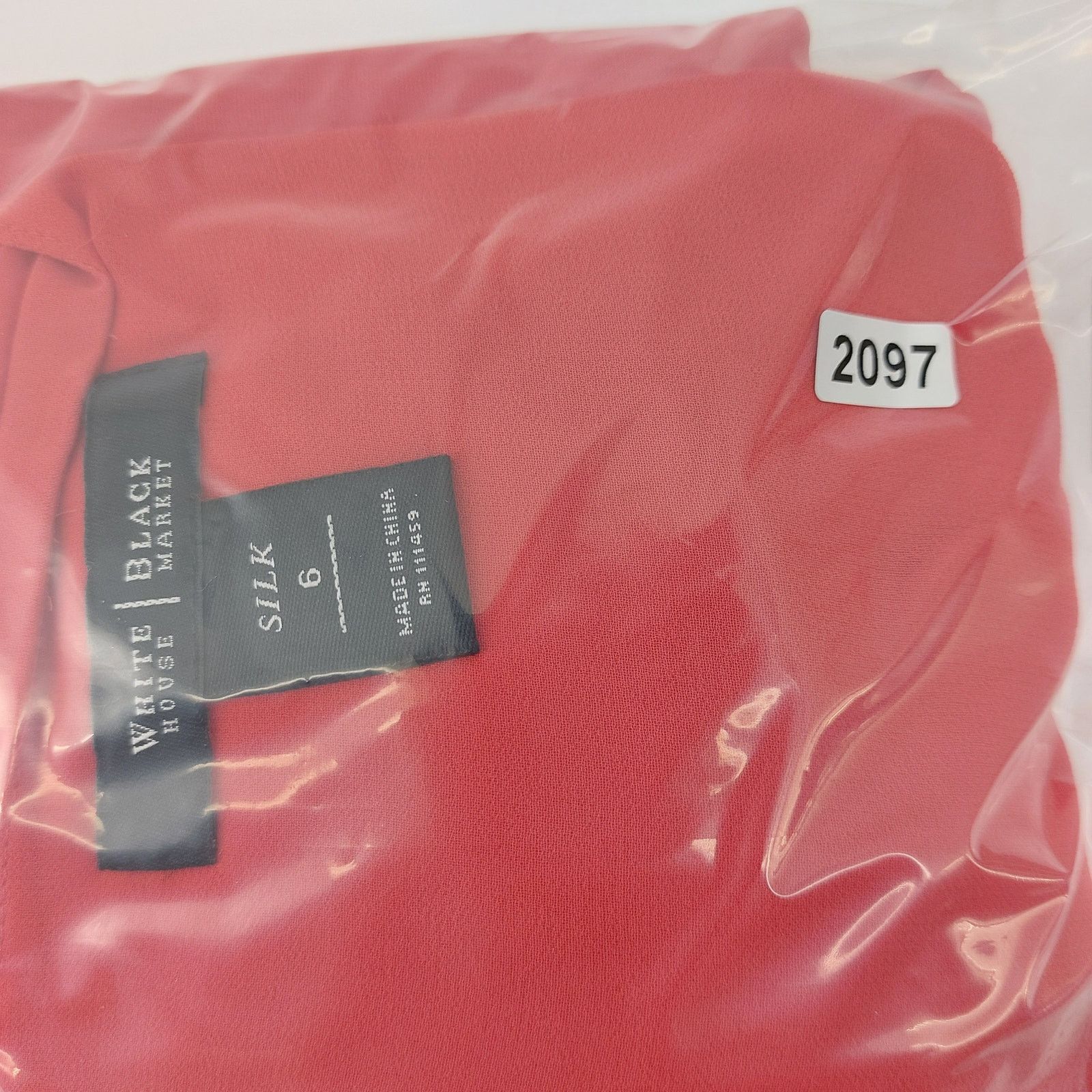 White House Black Market White House Black Market Silk Red Top Studded Sleeves Sz 6 Size M / US 6-8 / IT 42-44 - 10 Thumbnail