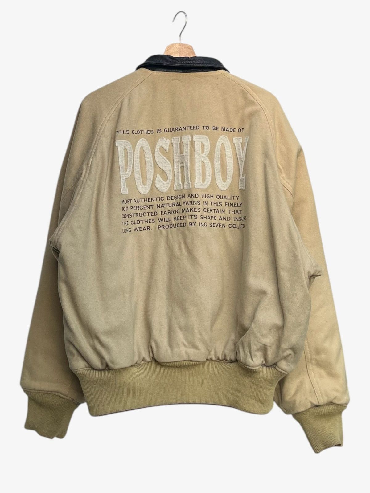 Leather Posh Boy Leather Sleeves Reversible Stadium Jacket Size US L / EU 52-54 / 3 - 10 Thumbnail