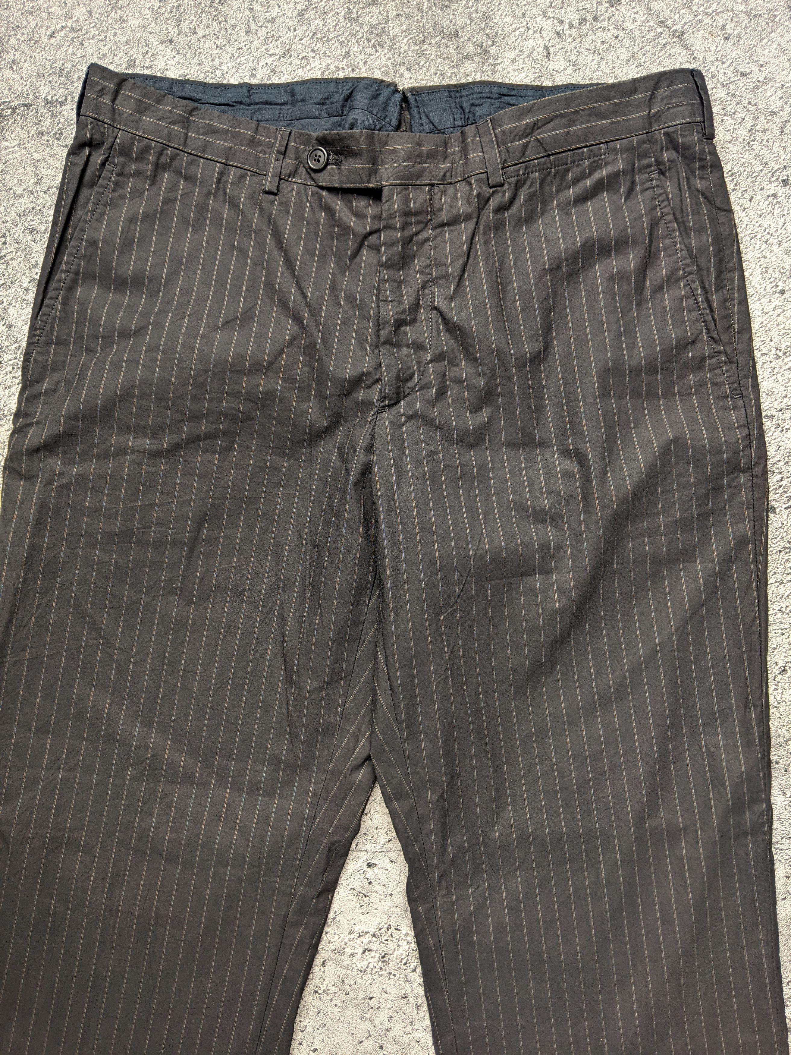 Prada Prada Pinstripe Tailored Pants Navy Size US 34 / EU 50 - 3 Thumbnail