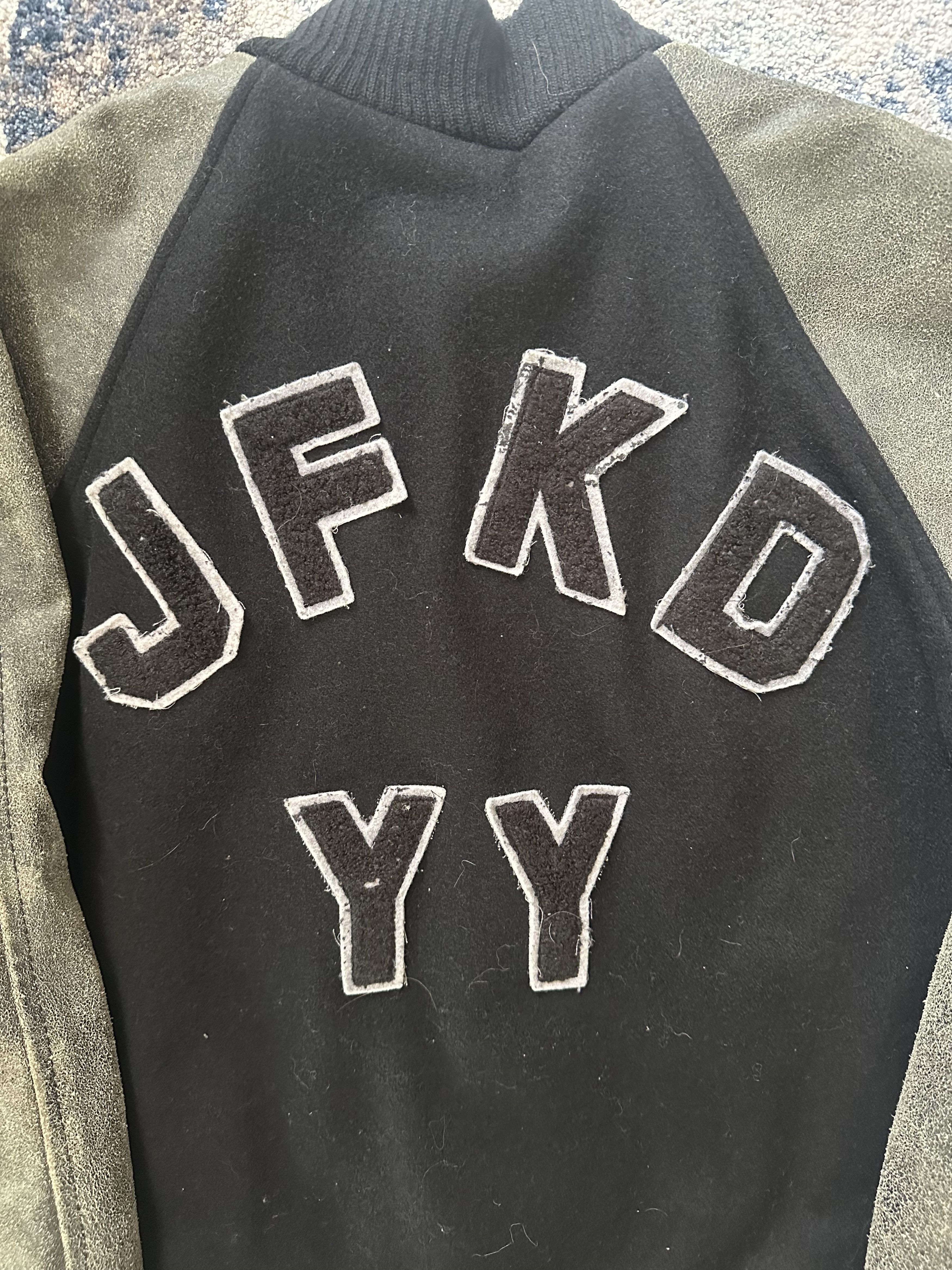 Raf Simons Raf Simons 04 Virginia Creeper Varsity Leather Jacket Size US S / EU 44-46 / 1 - 5 Thumbnail