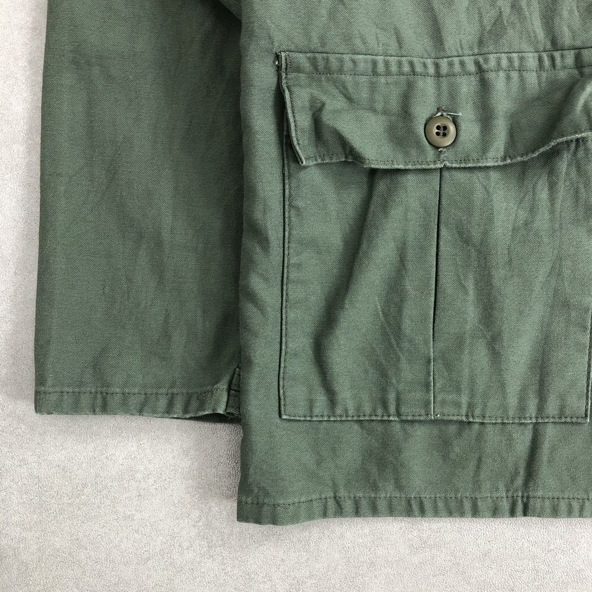 Stan Ray Vintage Stan Ray Military Olive Green Jungle Fatigue Jacket Size US L / EU 52-54 / 3 - 7 Thumbnail