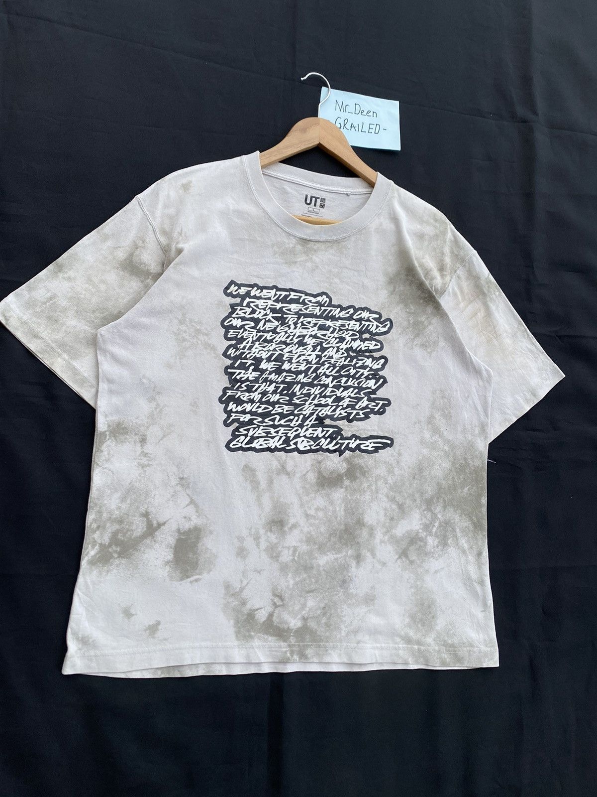 Futura Rare Uniqlo Futura Words Tshirt Size US L / EU 52-54 / 3 - 2 Thumbnail