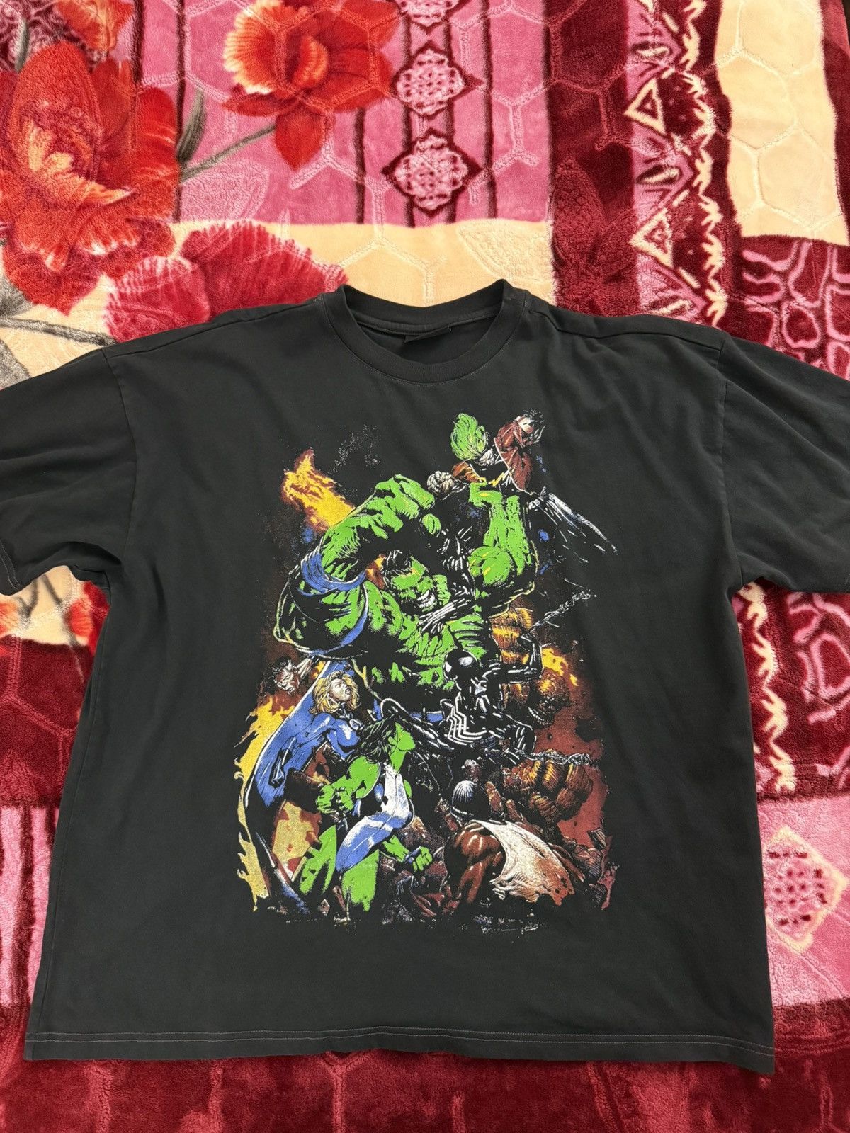 Sergio Calabasas Sergio Calabasas “Hulk Smash” Black Tee Size XL Size US XL / EU 56 / 4 - 1 Thumbnail