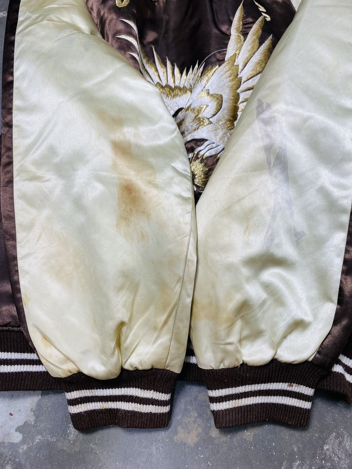Japanese Brand Vintage 80s Sukajan Yokosuka Eagle embroidery Jacket Size US L / EU 52-54 / 3 - 11 Thumbnail