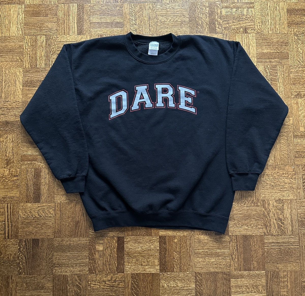 D.A.R.E Vintage Y2K Dare Collegiate Style Crewneck Sweatshirt Size US L / EU 52-54 / 3 - 1 Thumbnail