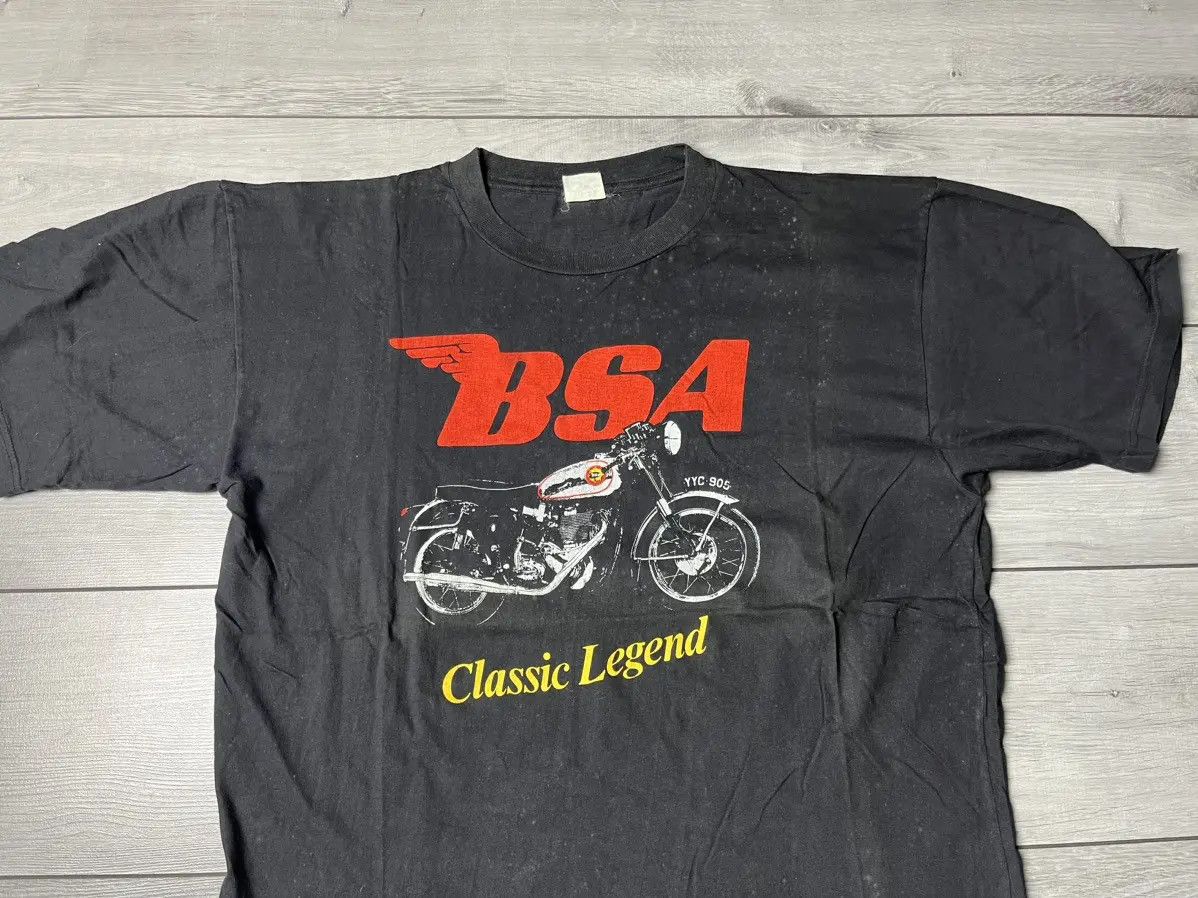 Band Tees BSA tshirt motorcycle 90s size Large Size US L / EU 52-54 / 3 - 3 Thumbnail