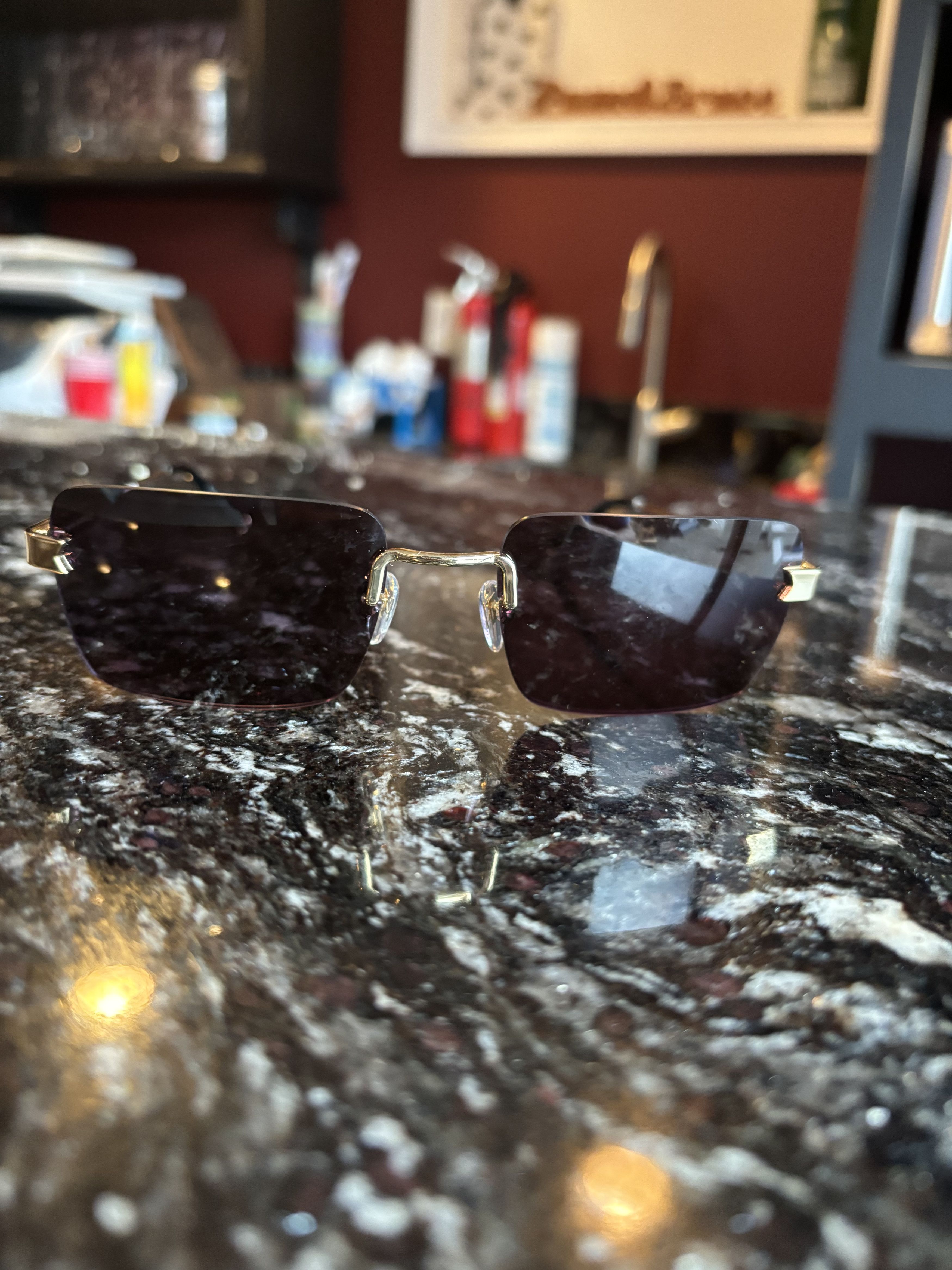 Rhude Rhude new money frames sunglasses Gold Size ONE SIZE - 1 Thumbnail
