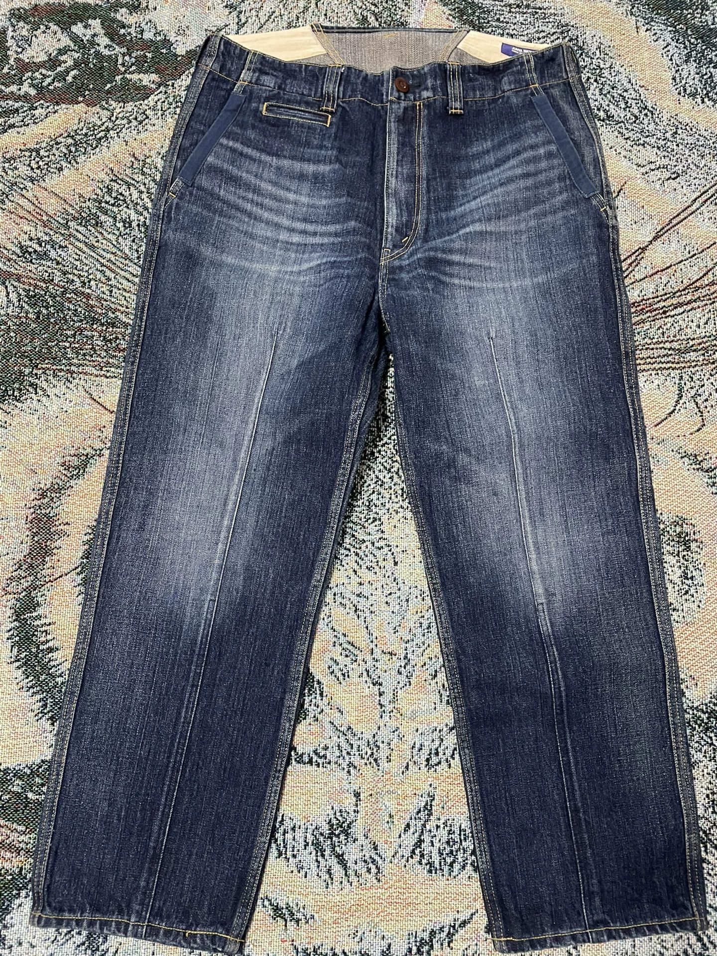 Junya Watanabe junya watanabe stylish denim pants Size US 34 / EU 50 - 1 Thumbnail