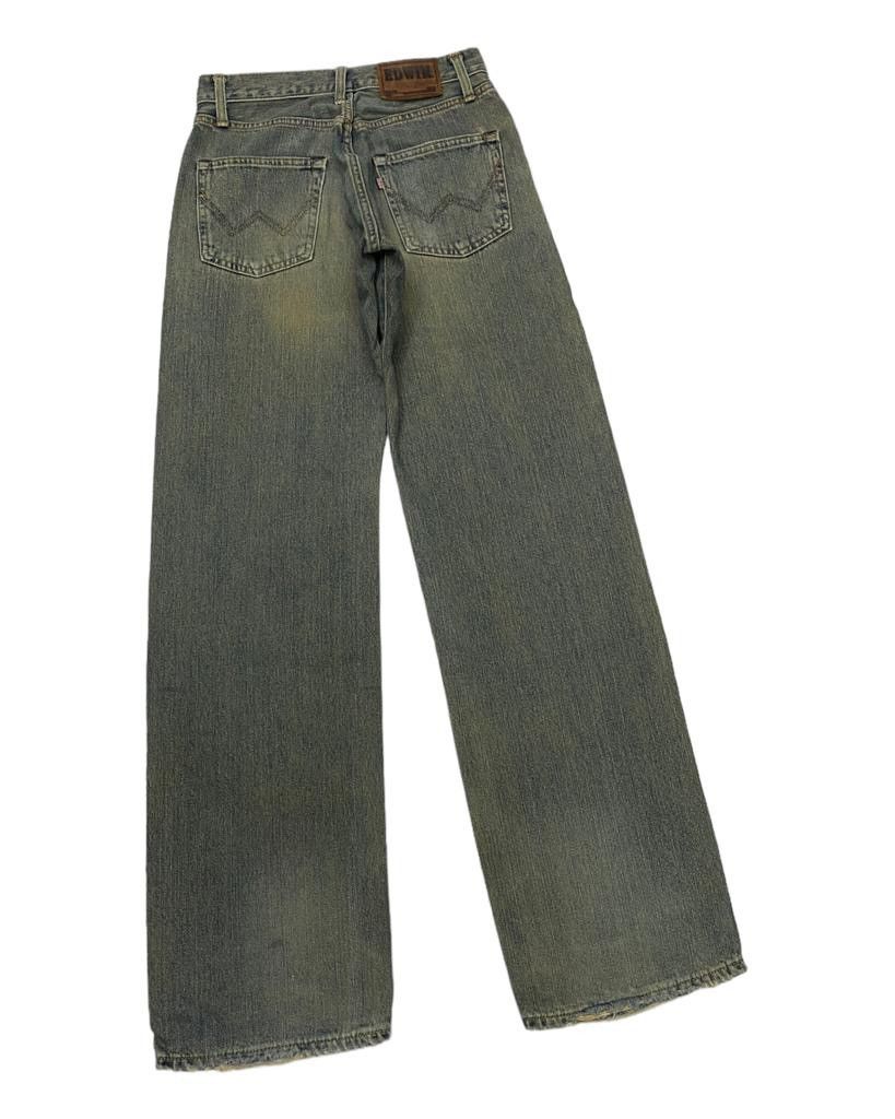 Kapital BAGGY🔥EDWIN XU DISTRESSED DENIM LOOSE FIT Size US 28 / EU 44 - 4 Thumbnail