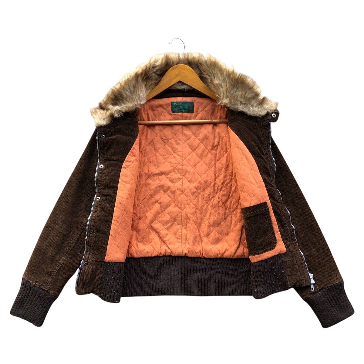 Tornado Mart 2000s japanese PRD corduroy faux fur bomber jacket Size US S / EU 44-46 / 1 - 4 Thumbnail