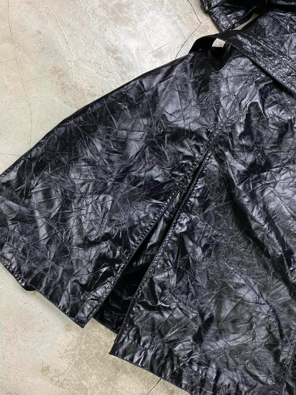Jean Paul Gaultier Jean Paul Gaultier For Sept Premieres Black Spring Coat Size S / US 4 / IT 40 - 4 Thumbnail