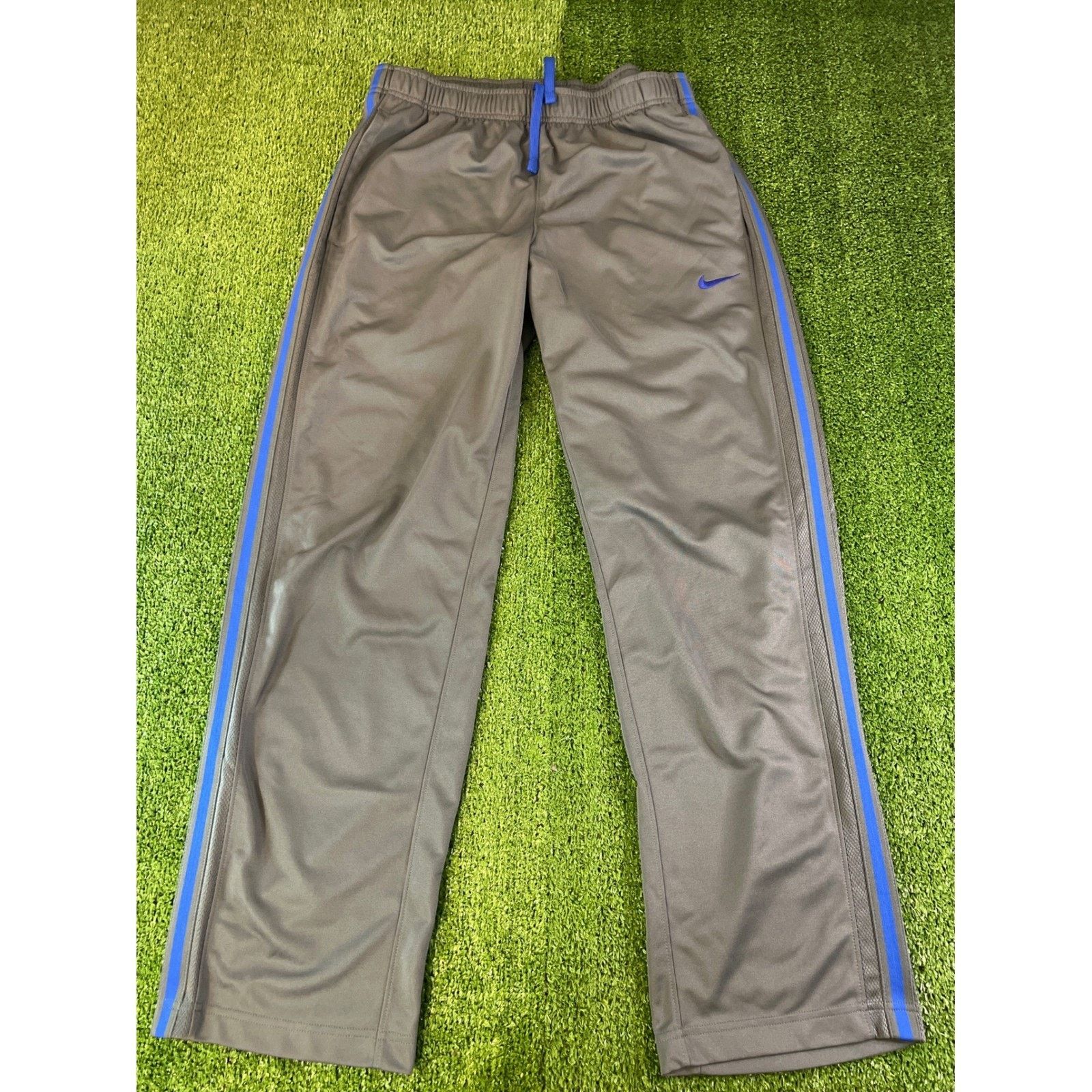 Nike Nike Mens Track Pants Gray Blue Baggy Large Sweatpants Size US 32 / EU 48 - 1 Thumbnail