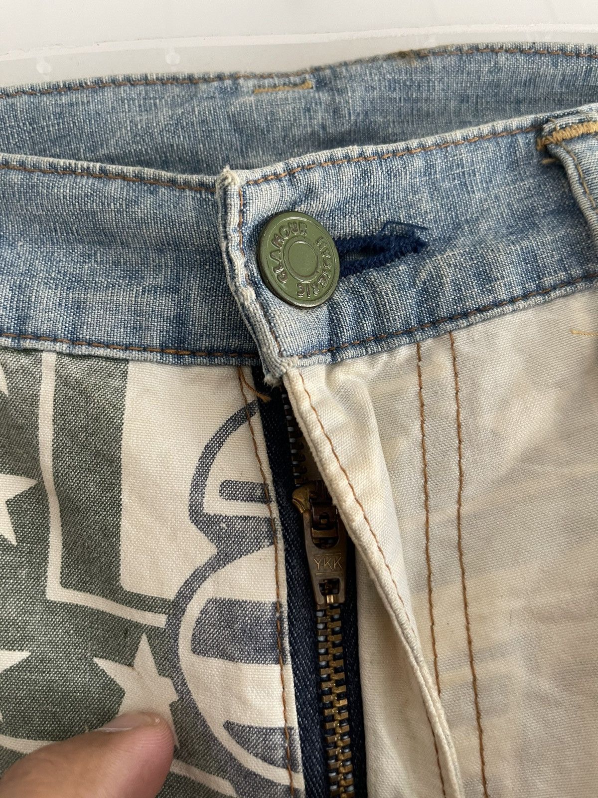 Hysteric Glamour Hysteric Glamour Kinky Hagi Patchwork Distressed Size US 28 / EU 44 - 6 Thumbnail