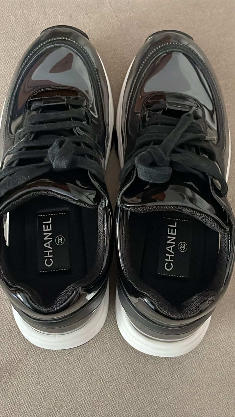 Chanel Chanel leather Transparent sneakers Size US 6.5 / IT 36.5 - 9 Thumbnail
