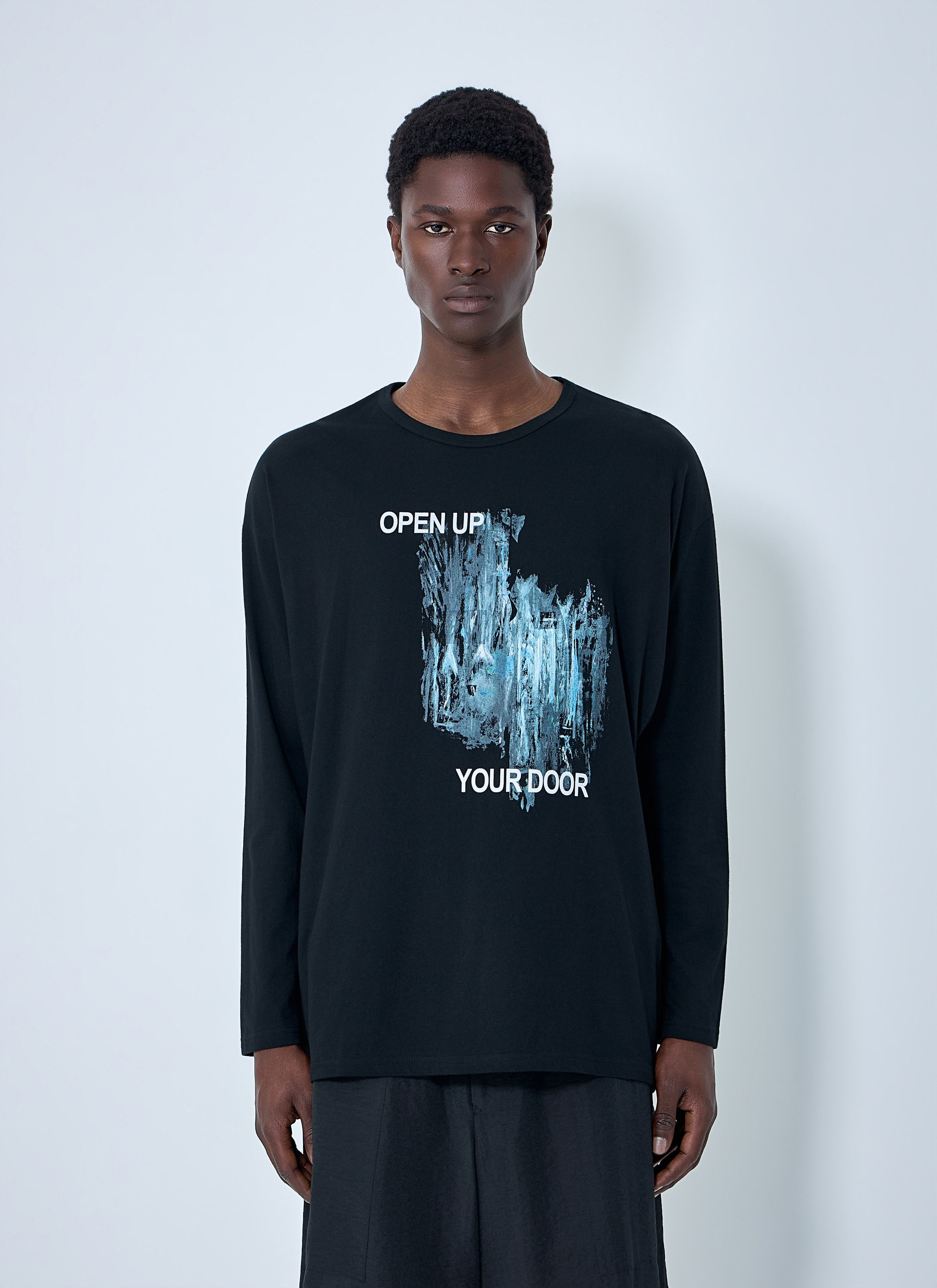 Yohji Yamamoto Gusset Long Sleeve T-Shirt Size US L / EU 52-54 / 3 - 1 Thumbnail
