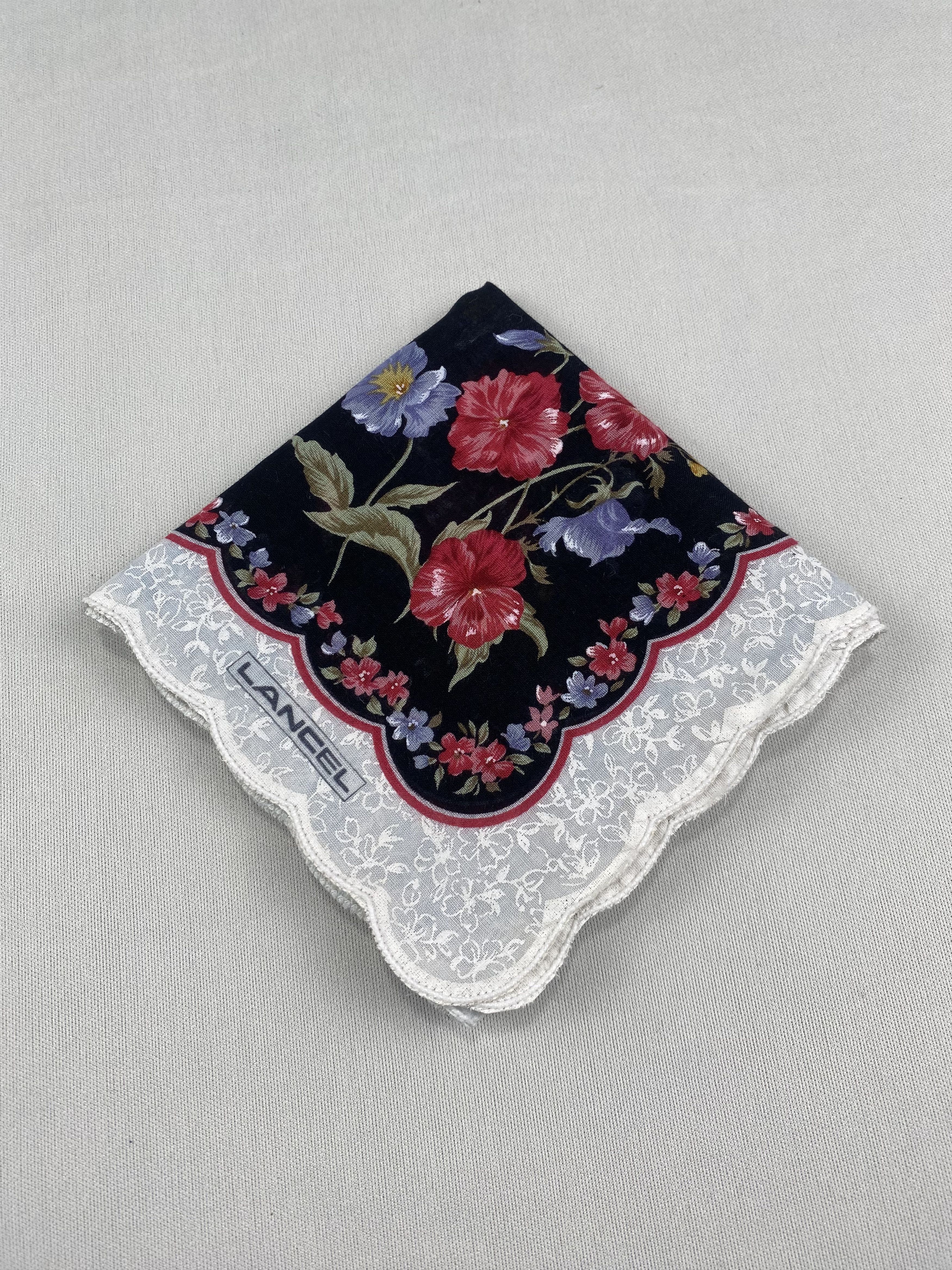 Lancel Vintage Lancel Handkerchief Pocket Square Bandana HM0001 Size ONE SIZE - 3 Thumbnail