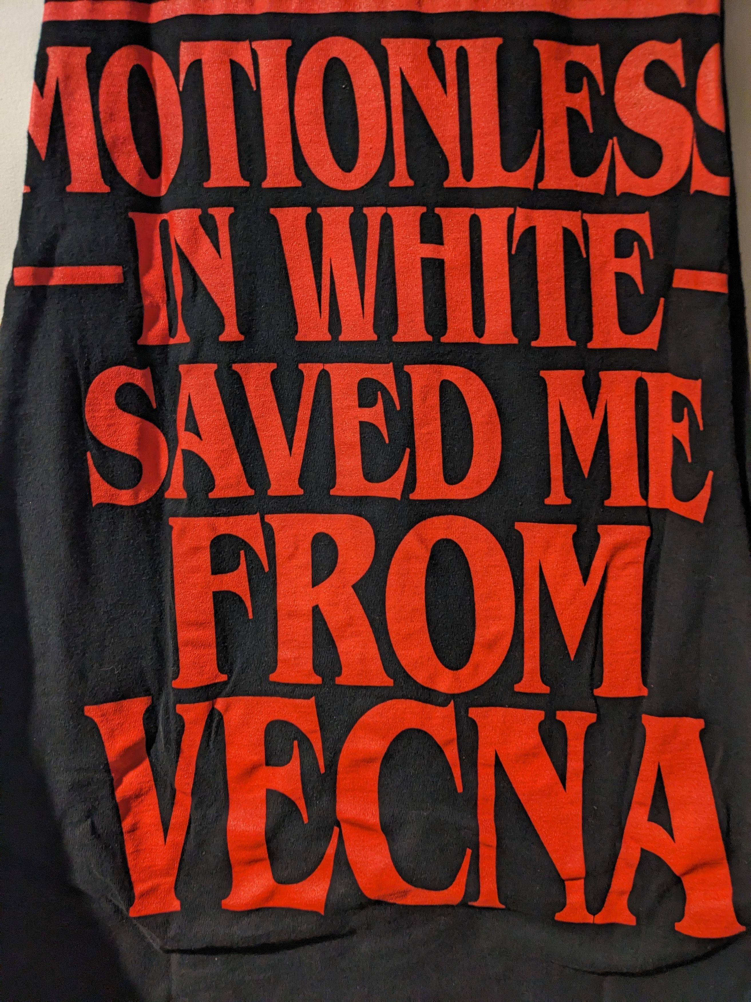 Band Tees × Hot Topic Motionless in White Save Vecna 2022 Tour Sleeveless T-Shirt Size US M / EU 48-50 / 2 - 2 Thumbnail