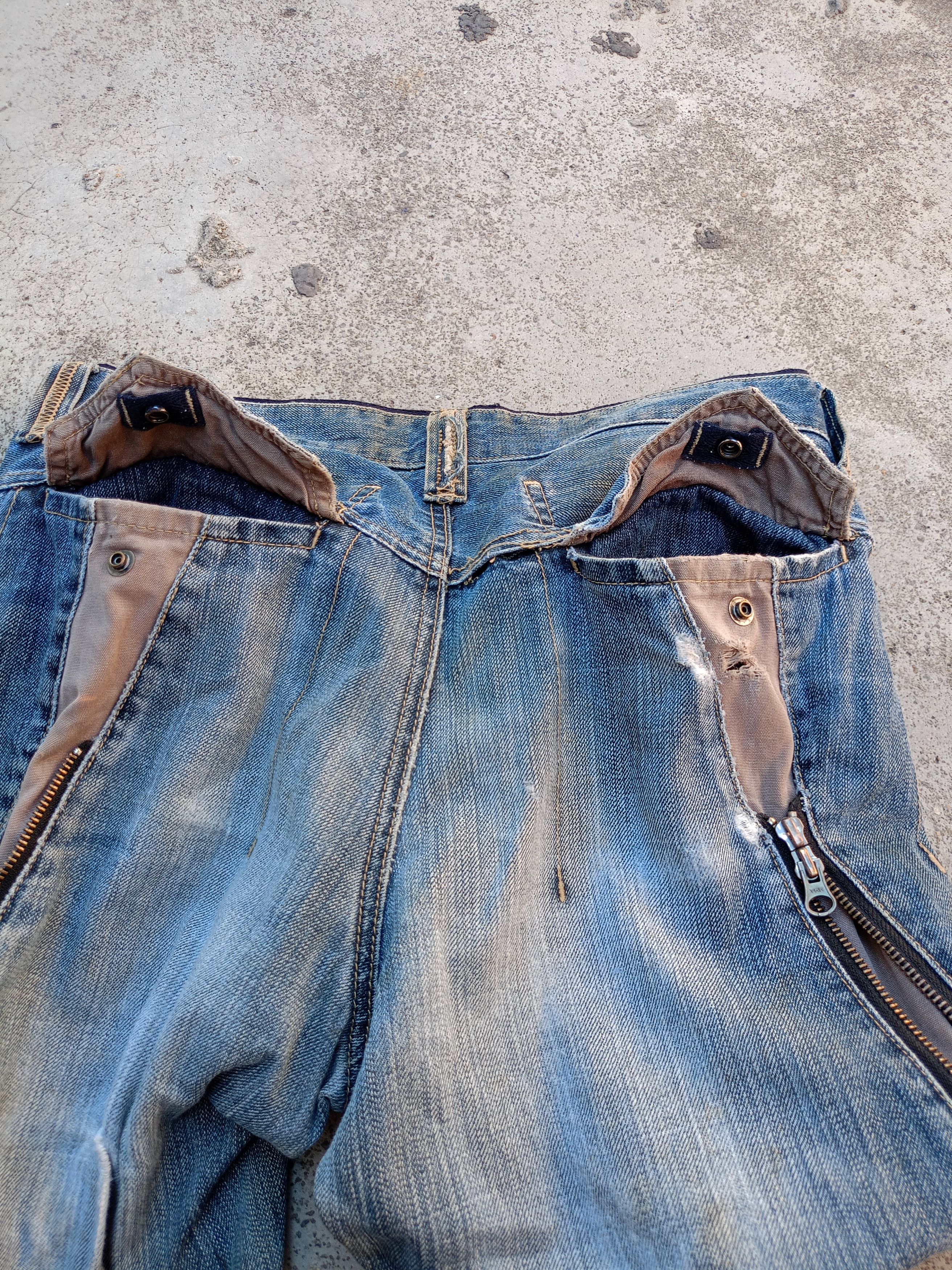 Hysteric Glamour 💥 punk distressed ppfm /full zipper super rare 💥 Size US 30 / EU 46 - 12 Thumbnail