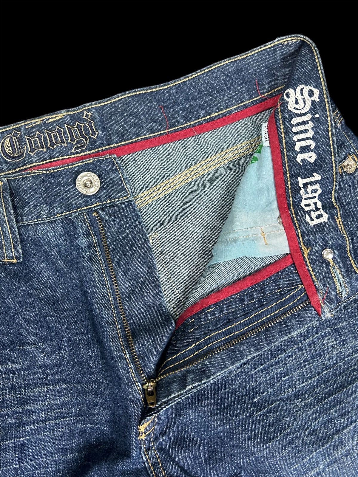 Coogi Coogi Wide Leg Embroidered Jeans Size US 34 / EU 50 - 13 Thumbnail