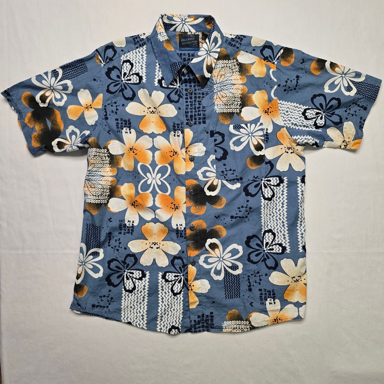 Pineapple Connection × Vintage Vintage Pineapple Connection Hawaiian Floral Tropical Shirt Size US L / EU 52-54 / 3 - 1 Thumbnail