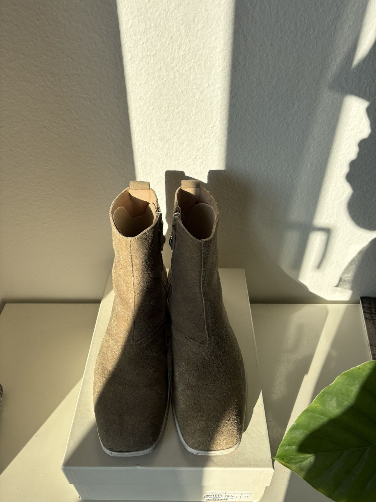 Our Legacy Our Legacy Michealis Boot waxy champagne suede leather Size US 12 / EU 45 - 3 Thumbnail